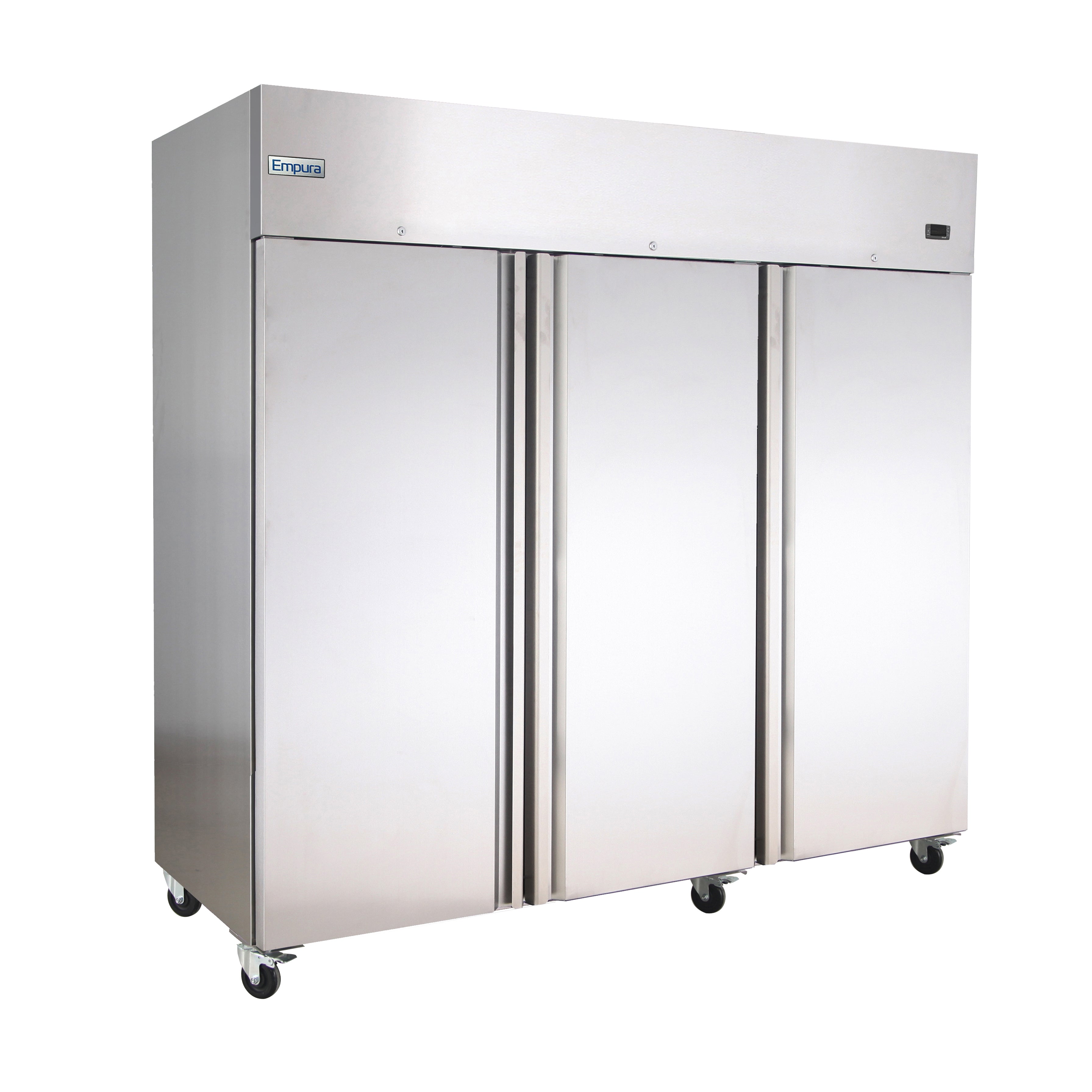 81" Commercial Stainless Steel 3 Door Reach-In Freezer Freezer, Reach-In Empura