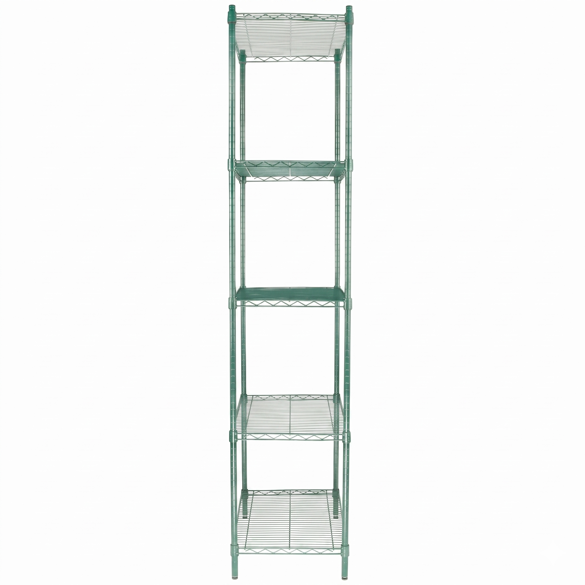 24" x 18" Epoxy 5-Shelf Commercial Wire Shelving Kit Kit with 86" Posts, NSF