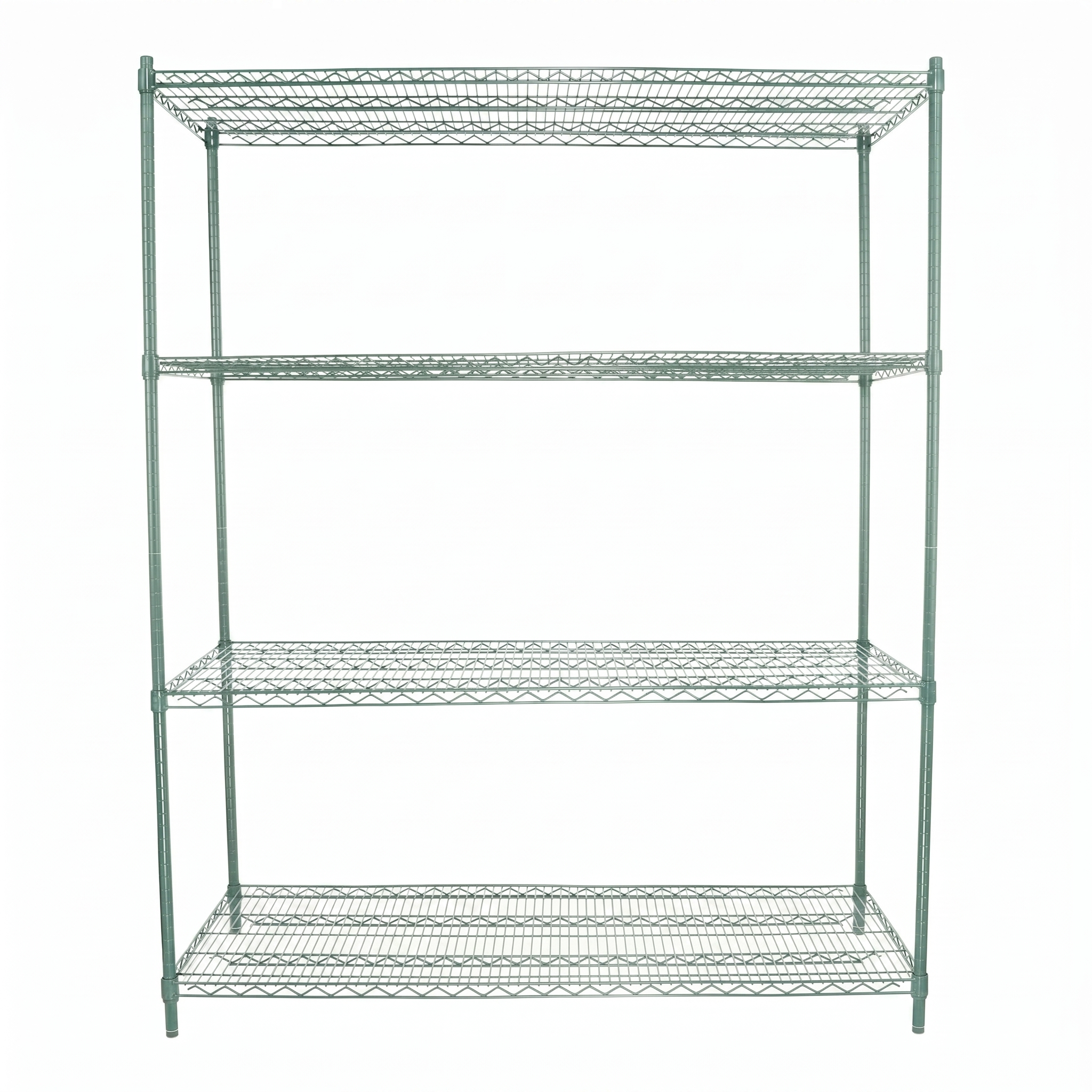 72" x 18" Epoxy 5-Shelf Commercial Wire Shelving Kit Kit with 86" Posts, NSF