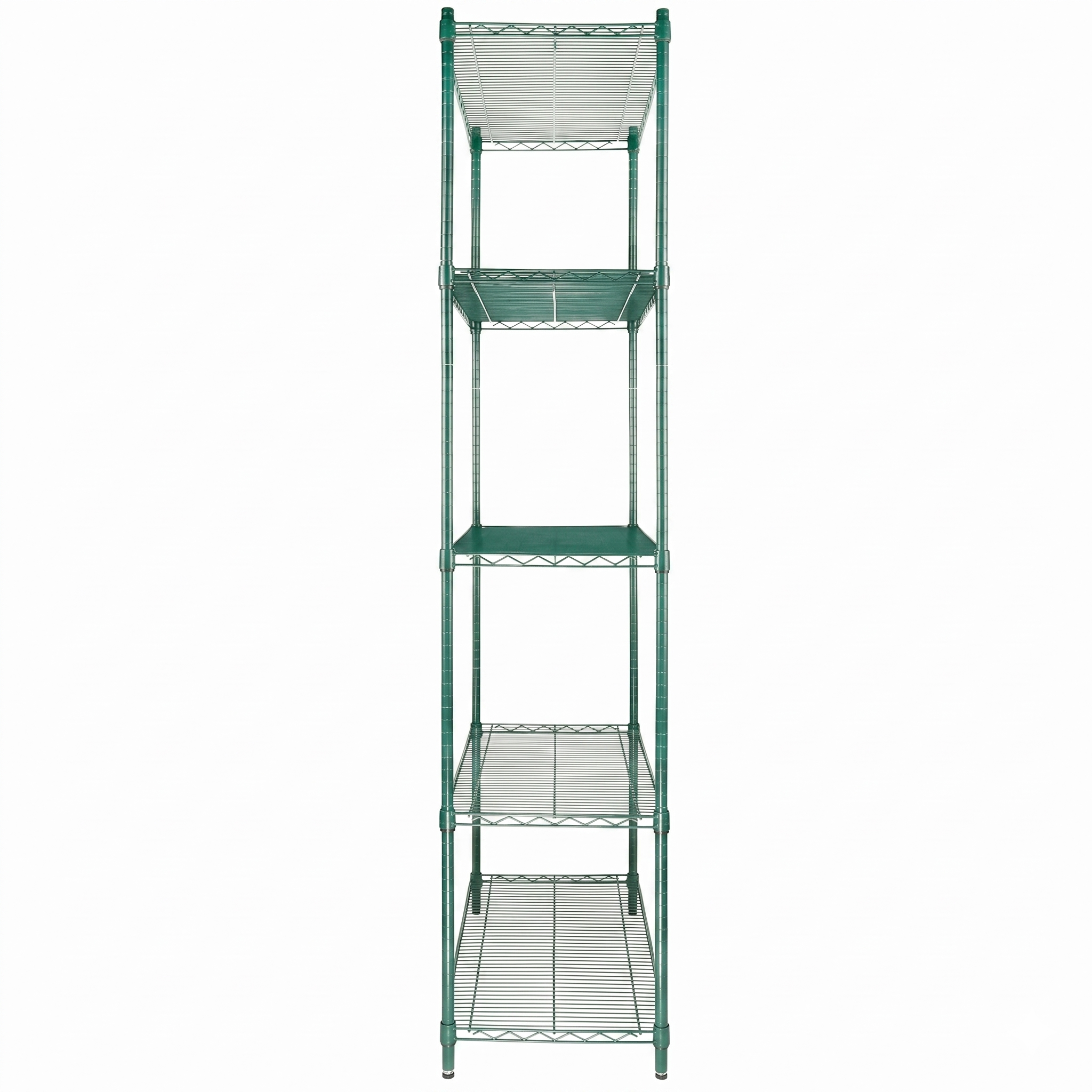 36" x 18" Epoxy 5-Shelf Commercial Wire Shelving Kit Kit with 86" Posts, NSF