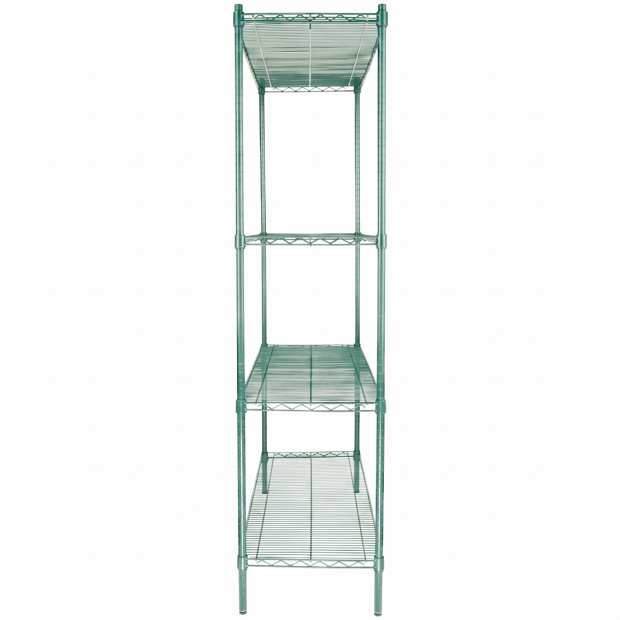 48" x 18" Epoxy 4-Shelf Commercial Wire Shelving Kit Kit with 74" Posts, NSF