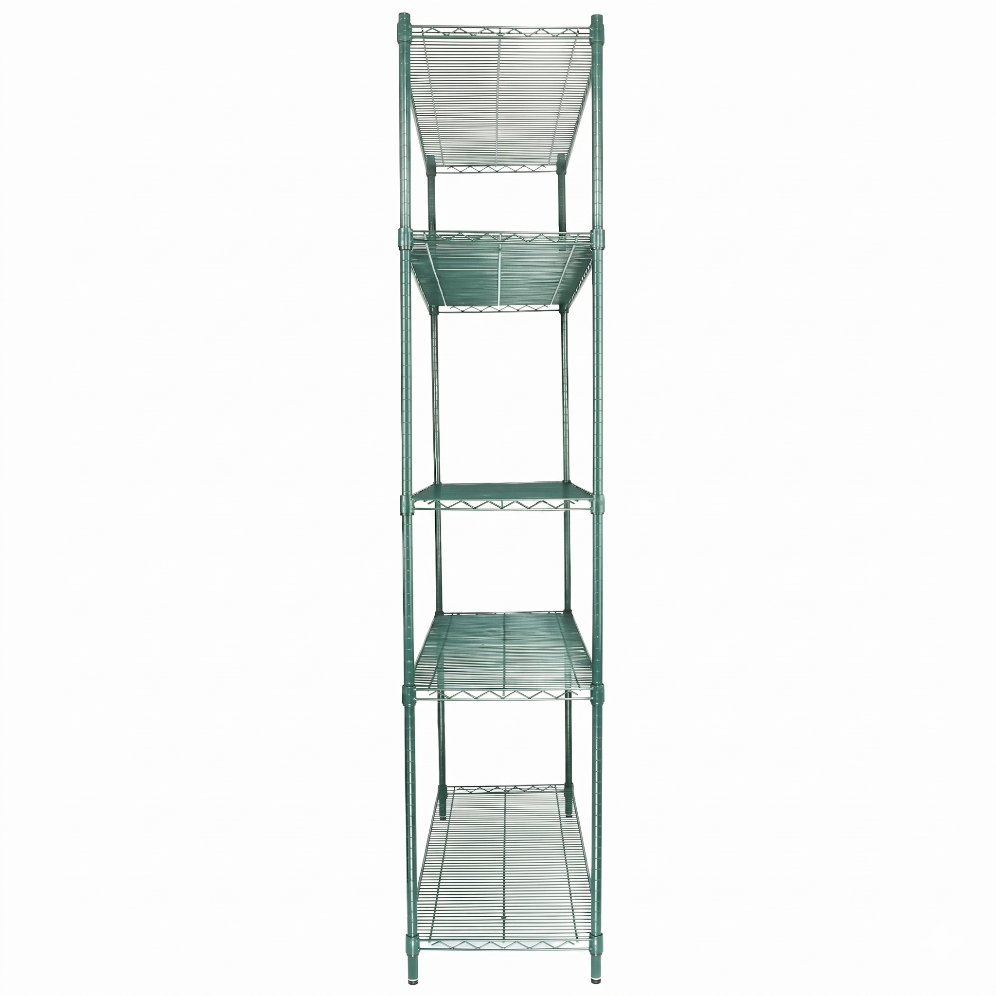 48" x 18" Epoxy 5-Shelf Commercial Wire Shelving Kit Kit with 86" Posts, NSF
