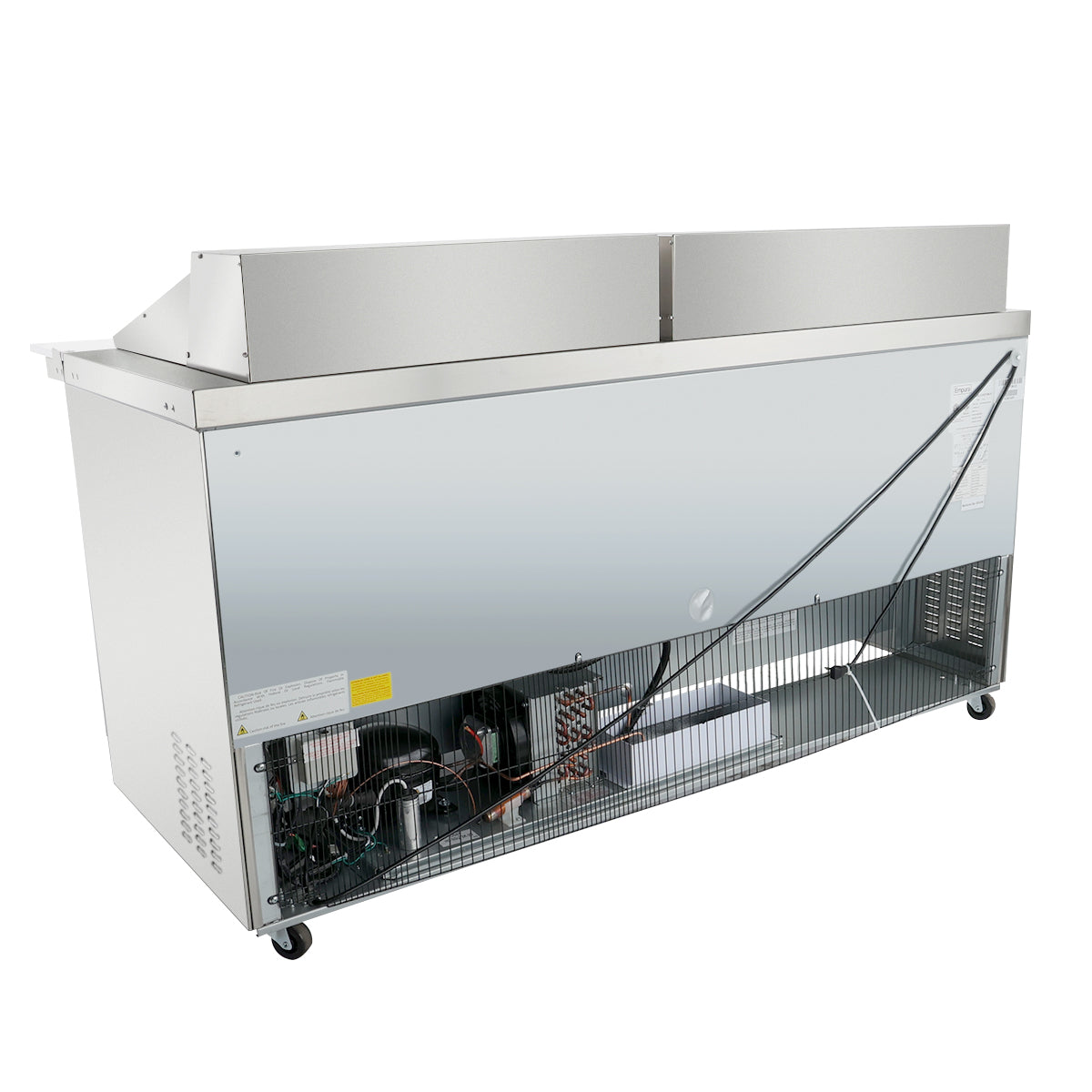 72" 2 Drawer Commercial Mega Top Refrigerated Sandwich and Salad Prep Table