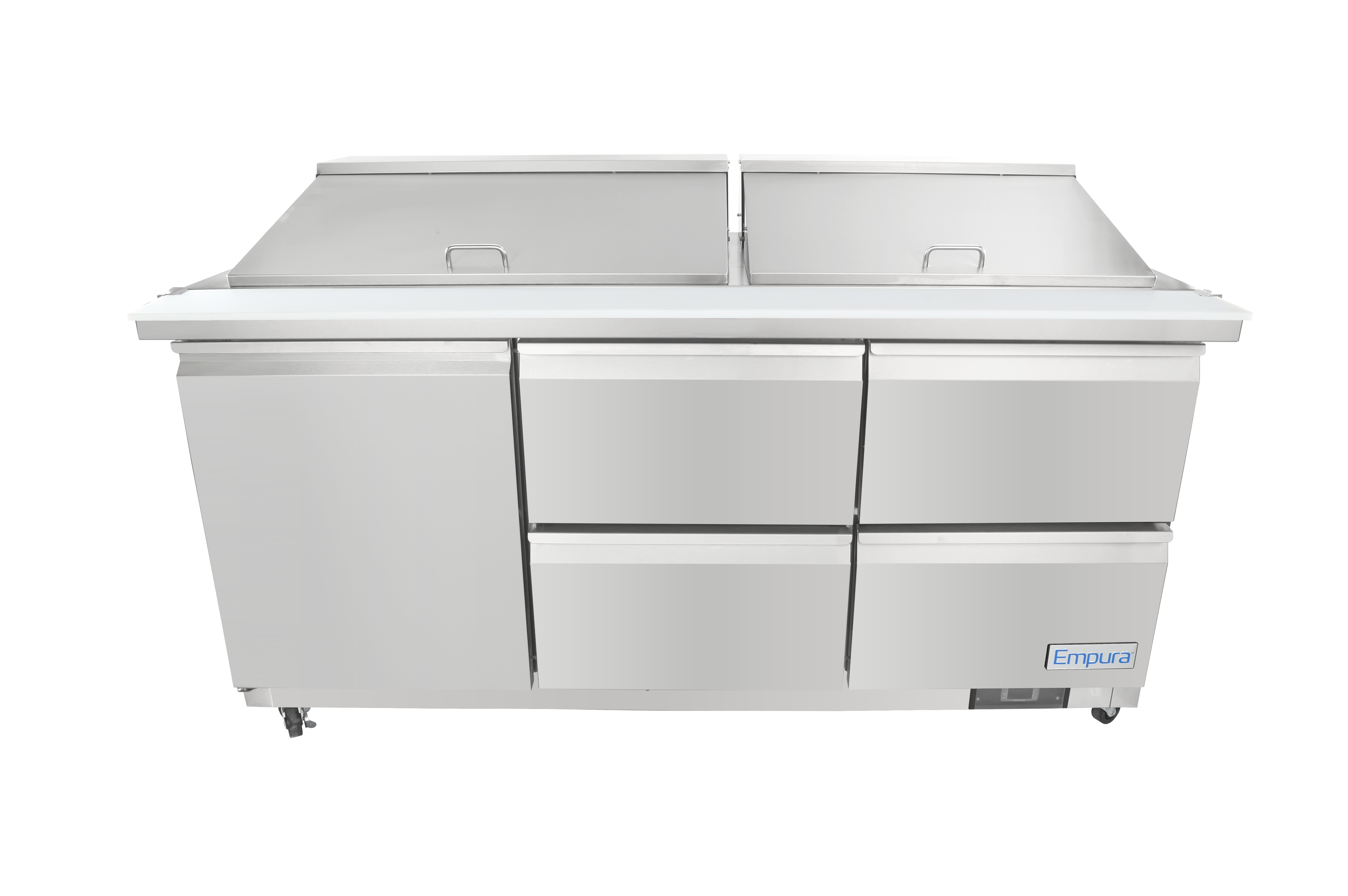 72" 4 Drawer Commercial Mega Top Refrigerated Sandwich and Salad Prep Table