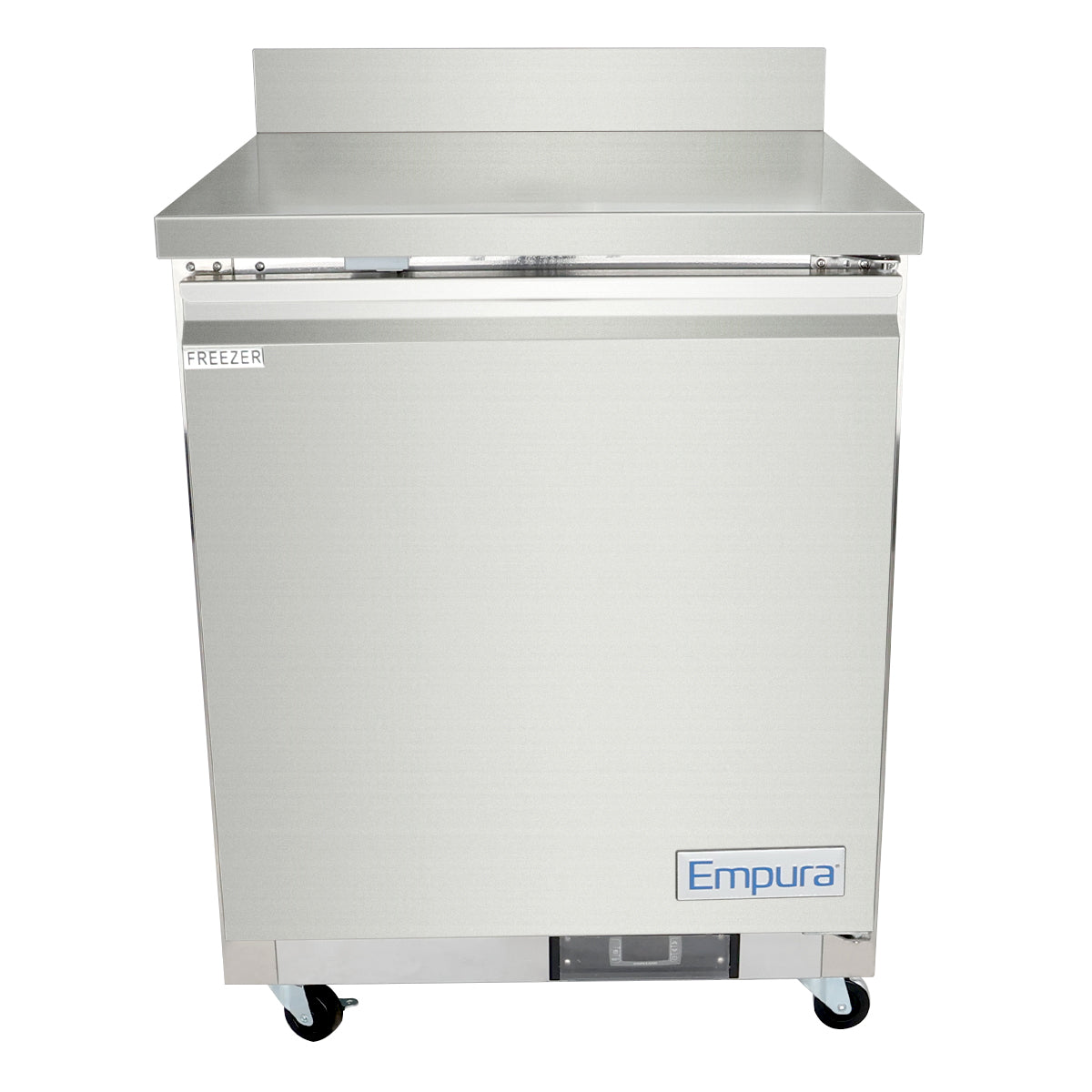 28" Single Door Commercial Work Top Undercounter Freezer