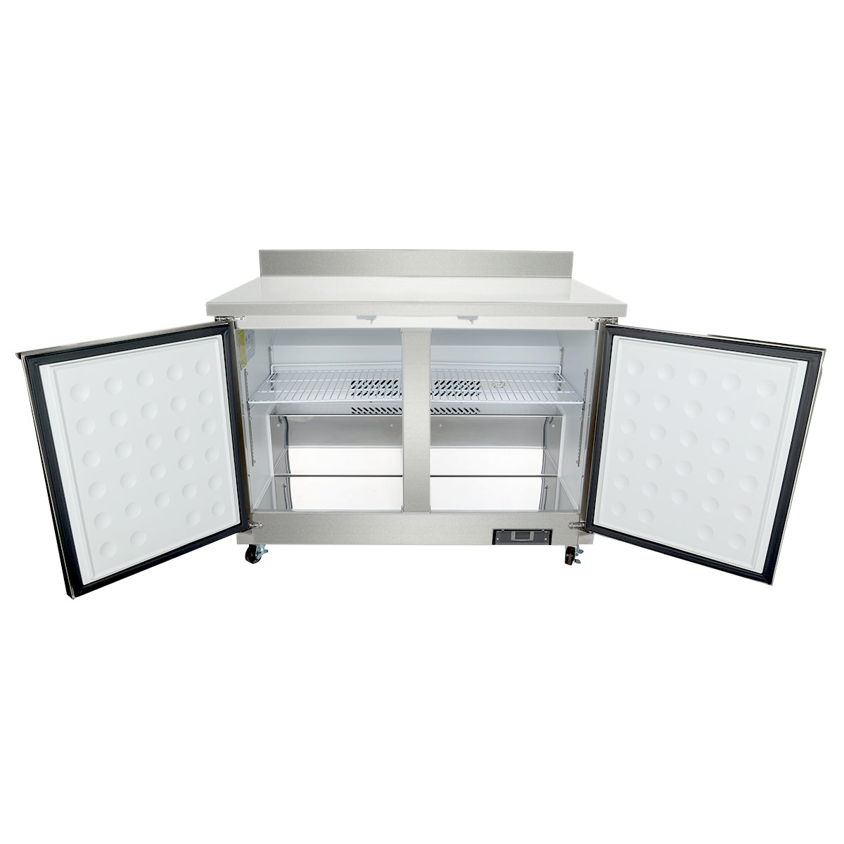 48" Two Door Commercial Work Top Undercounter Refrigerator