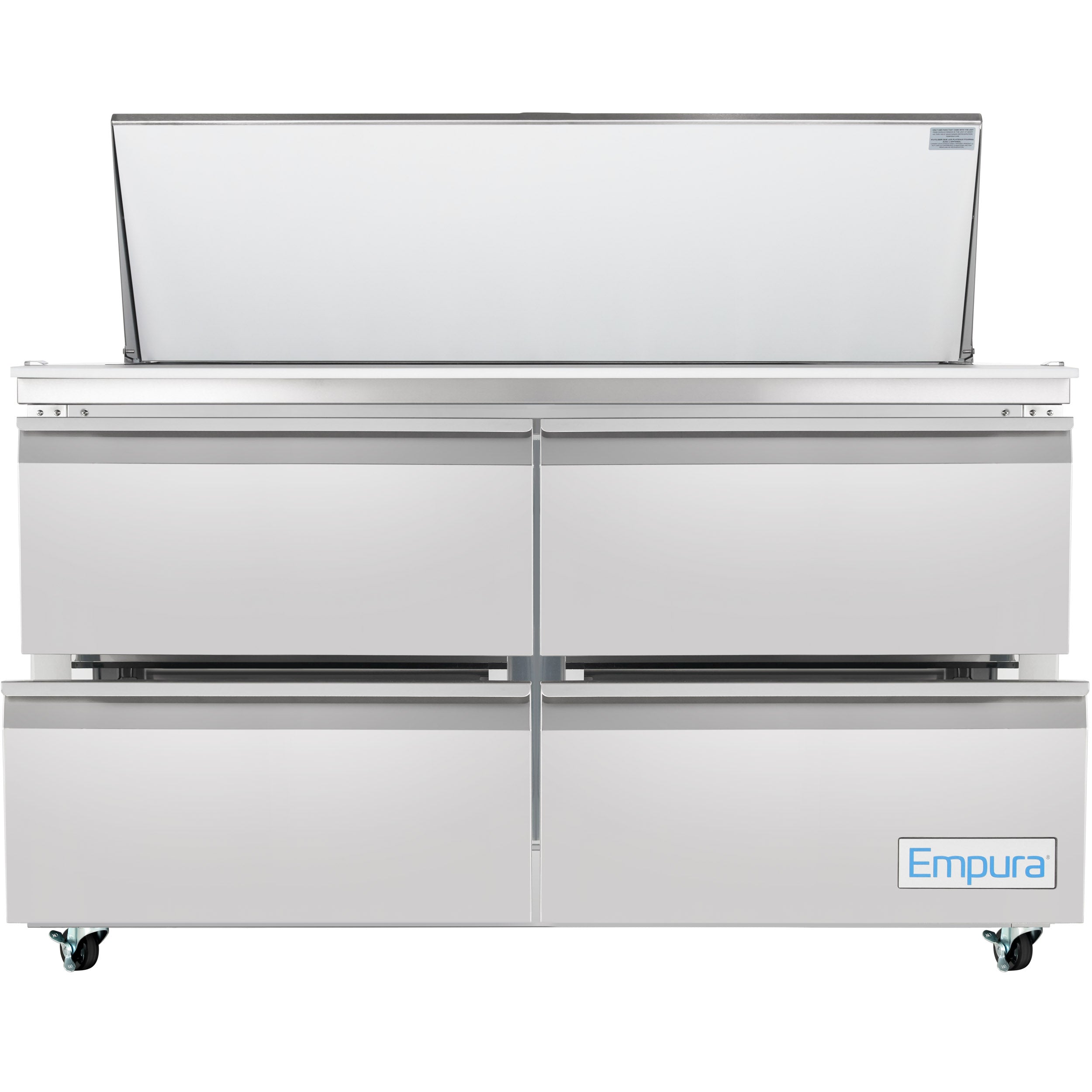 61" 4 Drawer Commercial Mega Top Refrigerated Sandwich and Salad Prep Table