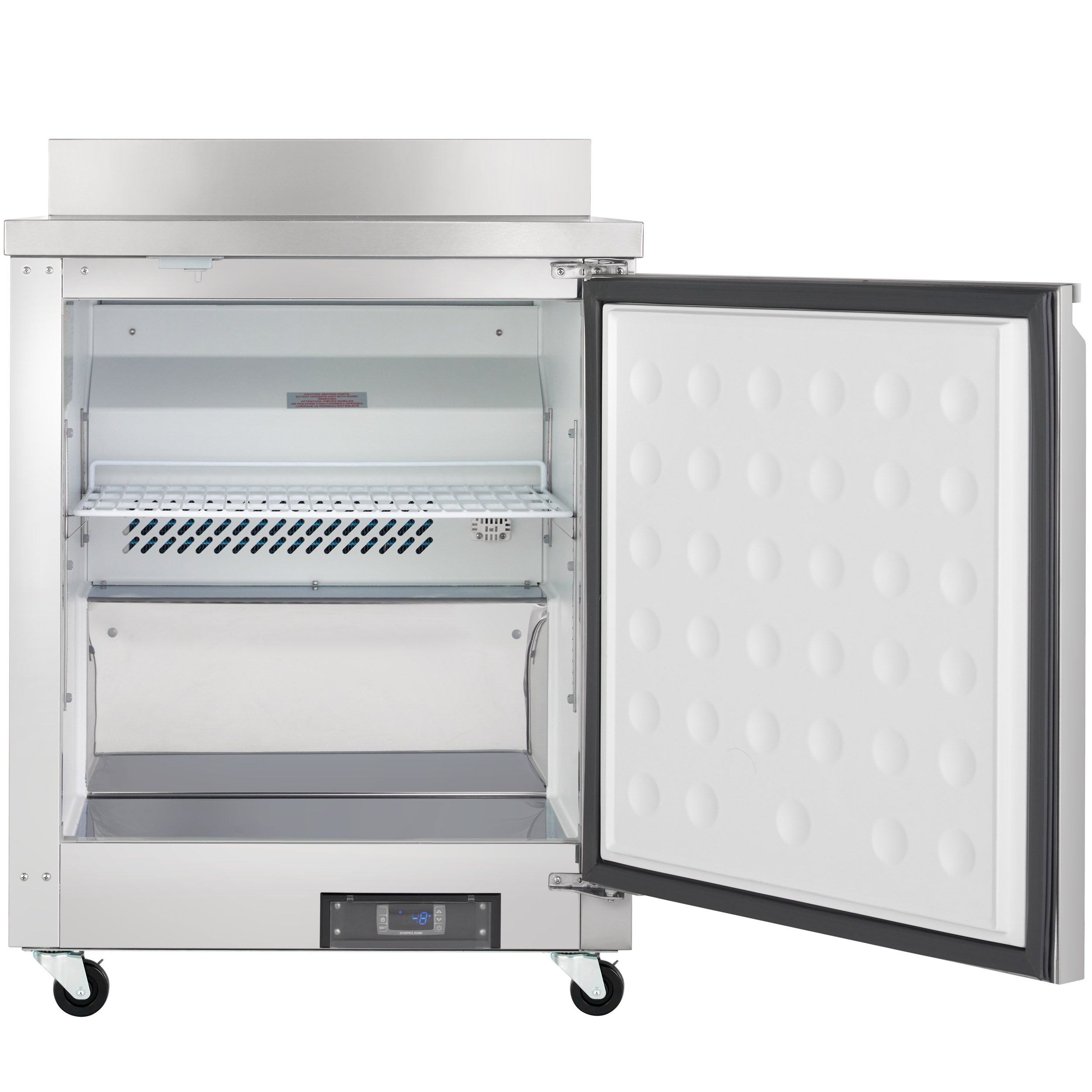 28" Single Door Commercial Work Top Undercounter Freezer
