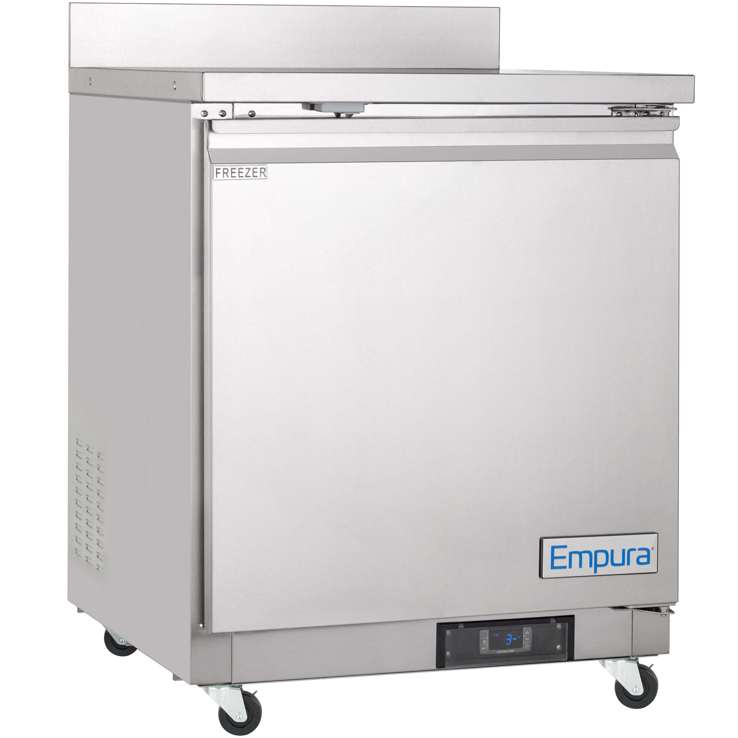 28" Single Door Commercial Work Top Undercounter Freezer