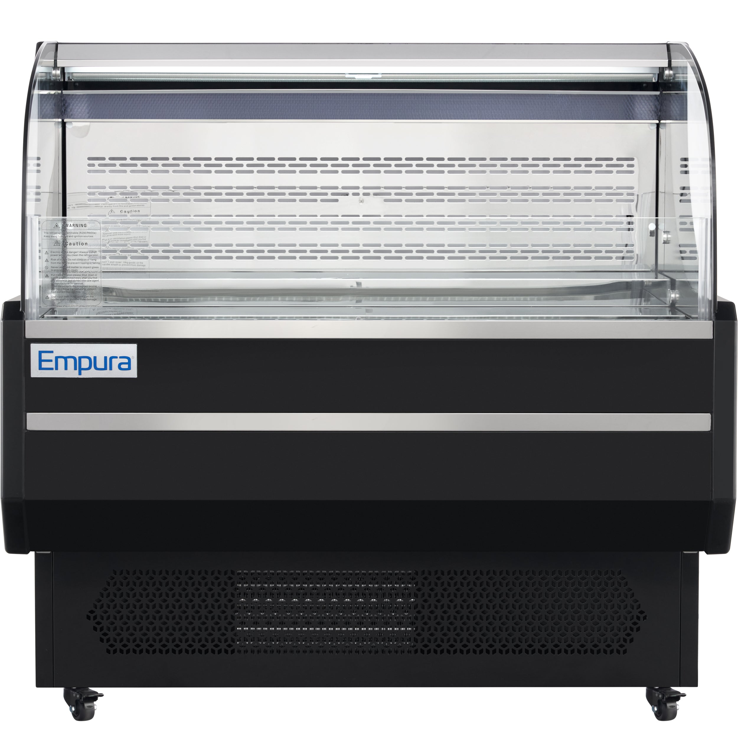 47" Black Commercial Open Refrigerated Display - 10.3 cu ft