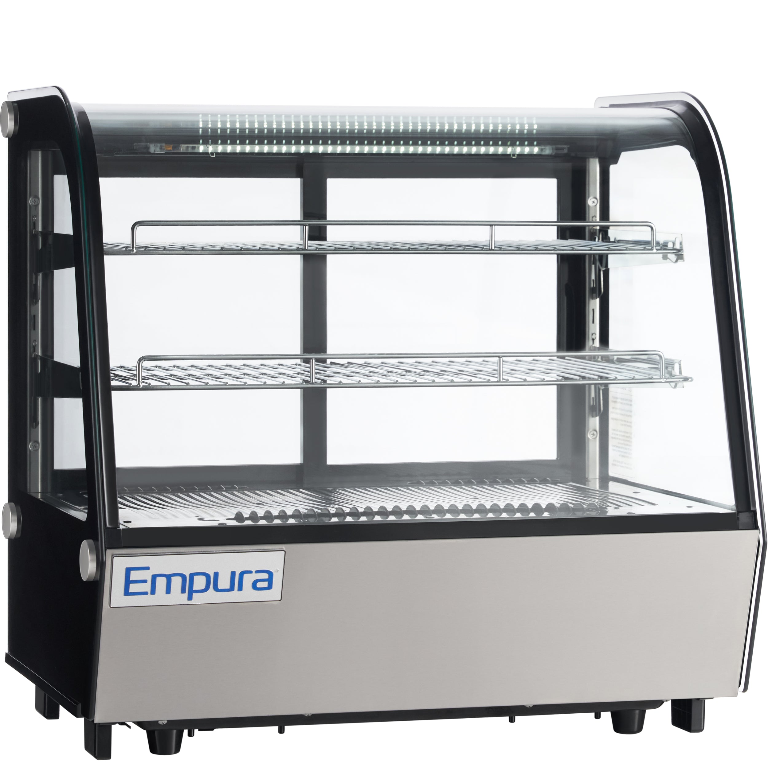 28" Stainless Steel Refrigerated Display Case Countertop - 4.2 cu ft
