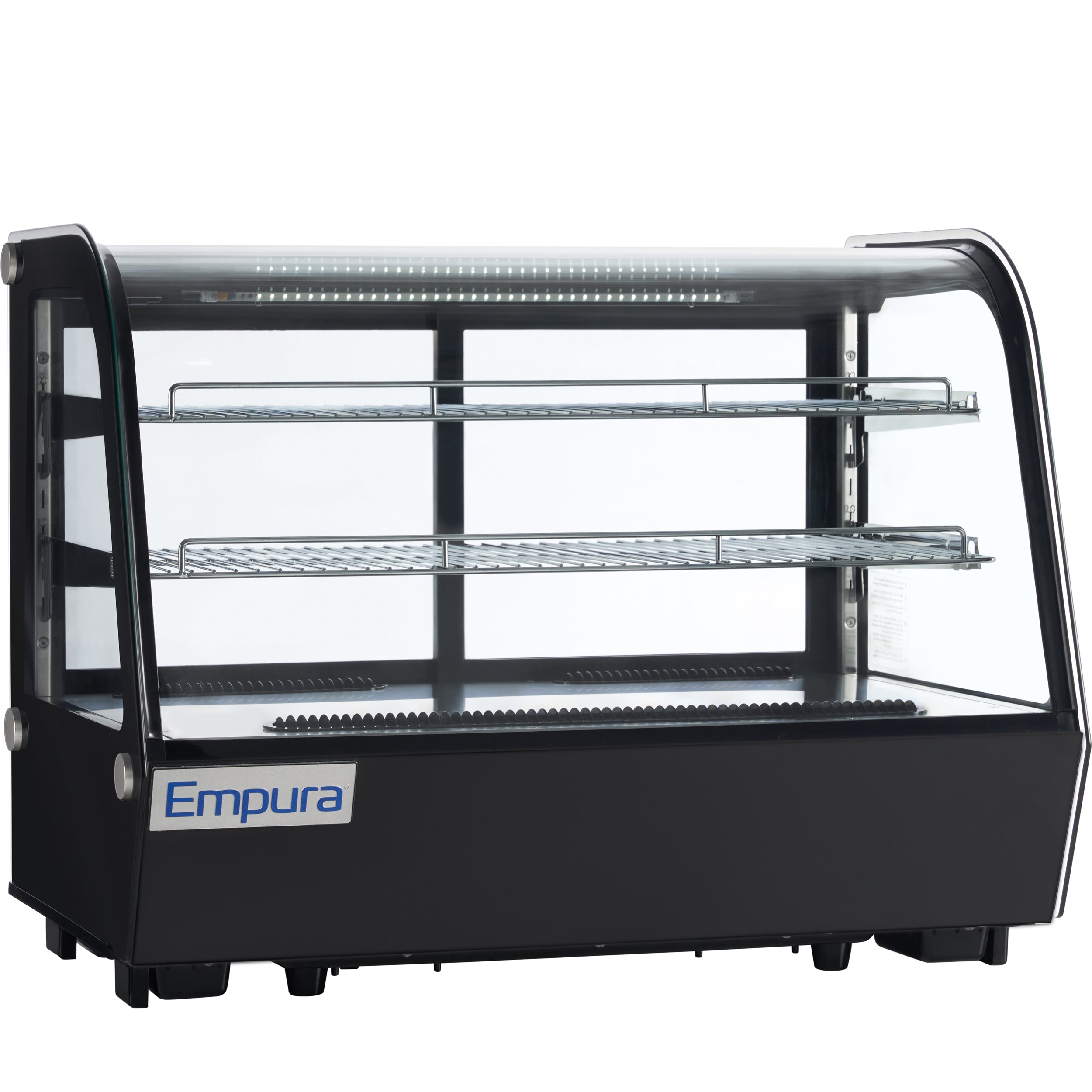35" Black Refrigerated Display Case Countertop - 5.6 cu ft