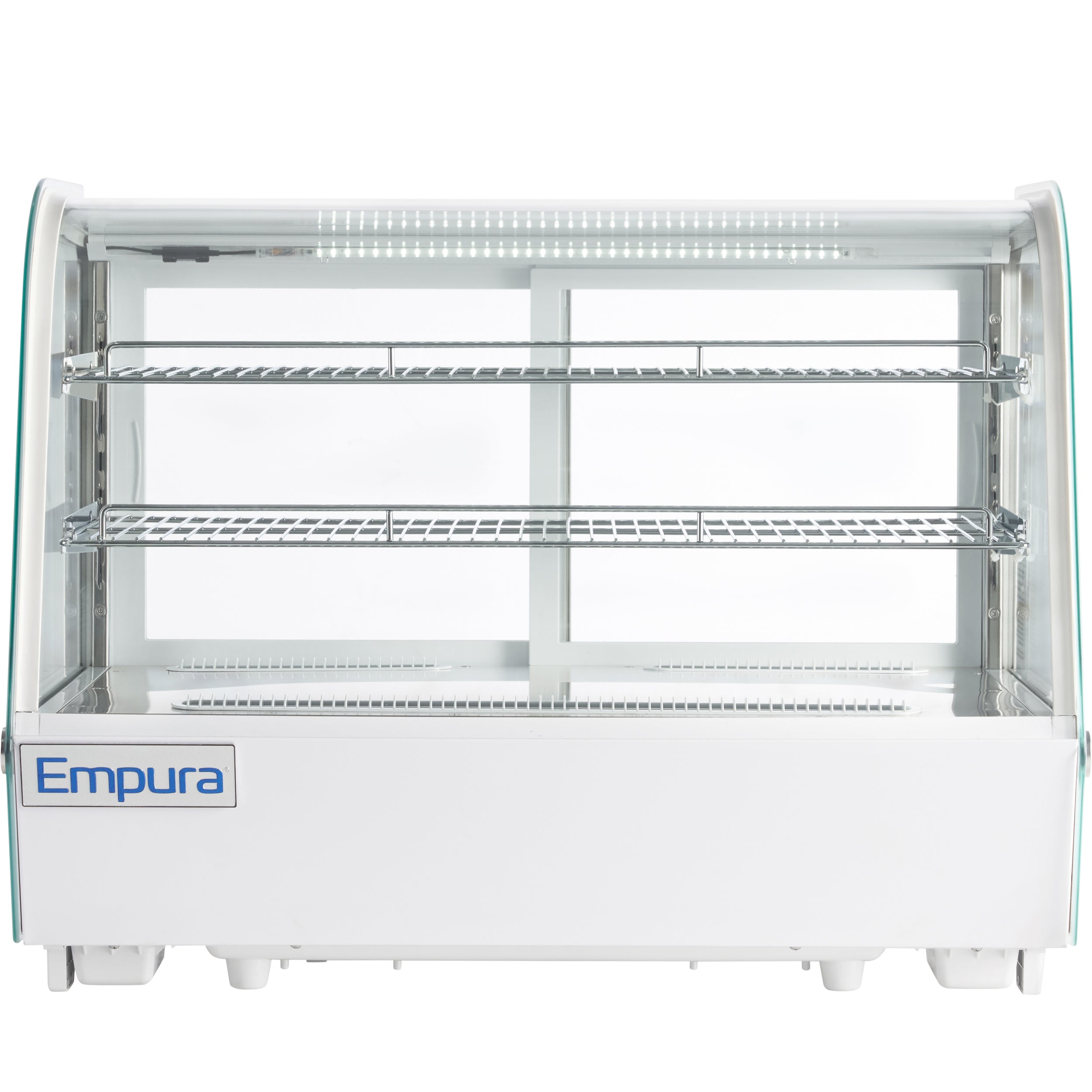 35" White Refrigerated Display Case Countertop - 5.6 cu ft