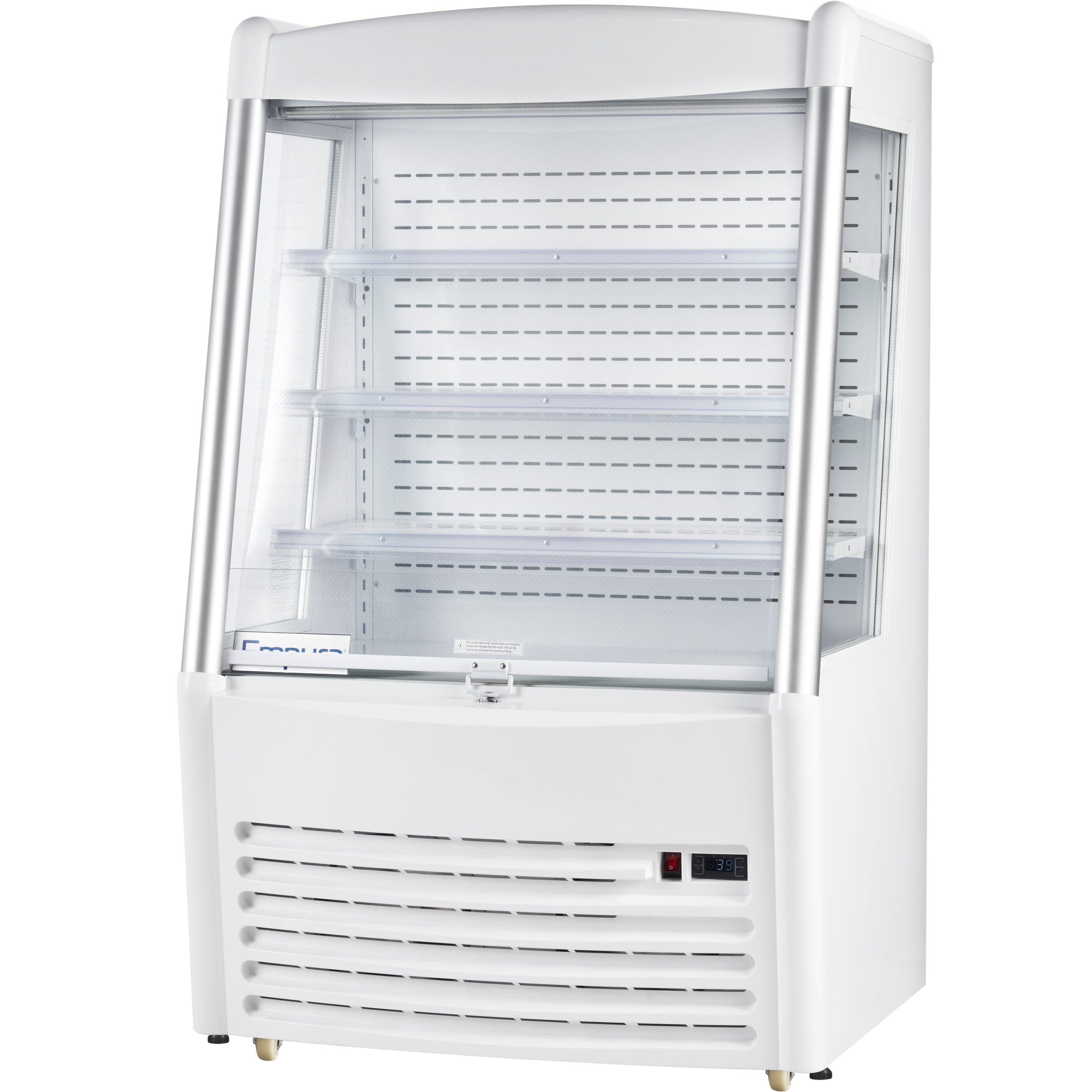 36" White Commercial Open Refrigerated Display - 11.3 cu ft