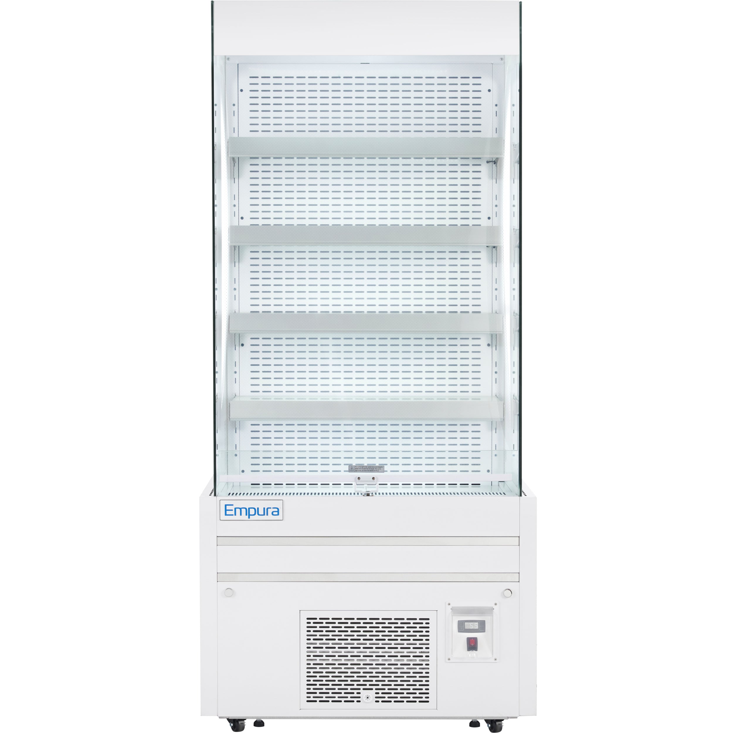 29" White Commercial Open Refrigerated Display - 17.6 cu ft