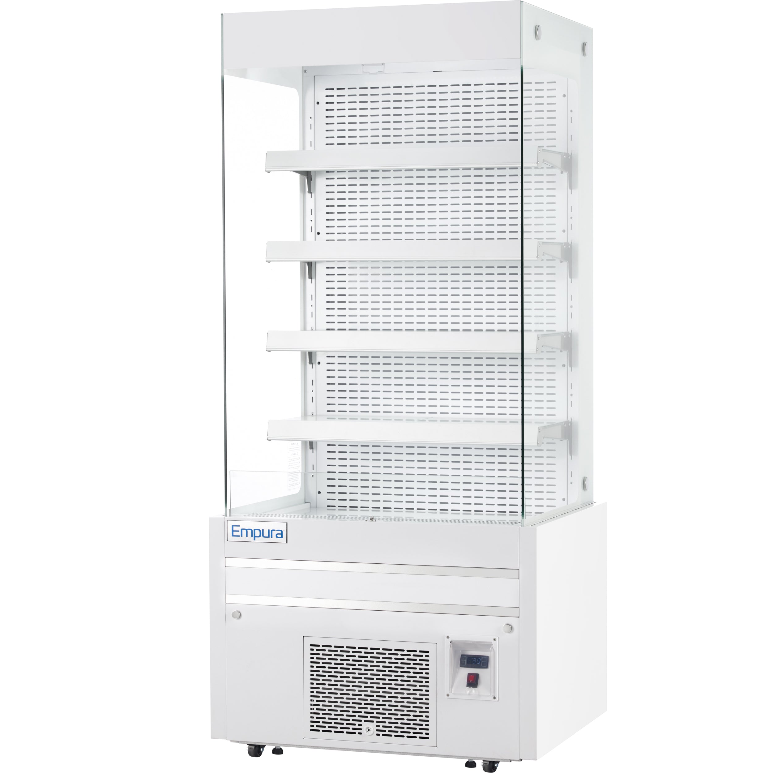 29" White Commercial Open Refrigerated Display - 17.6 cu ft