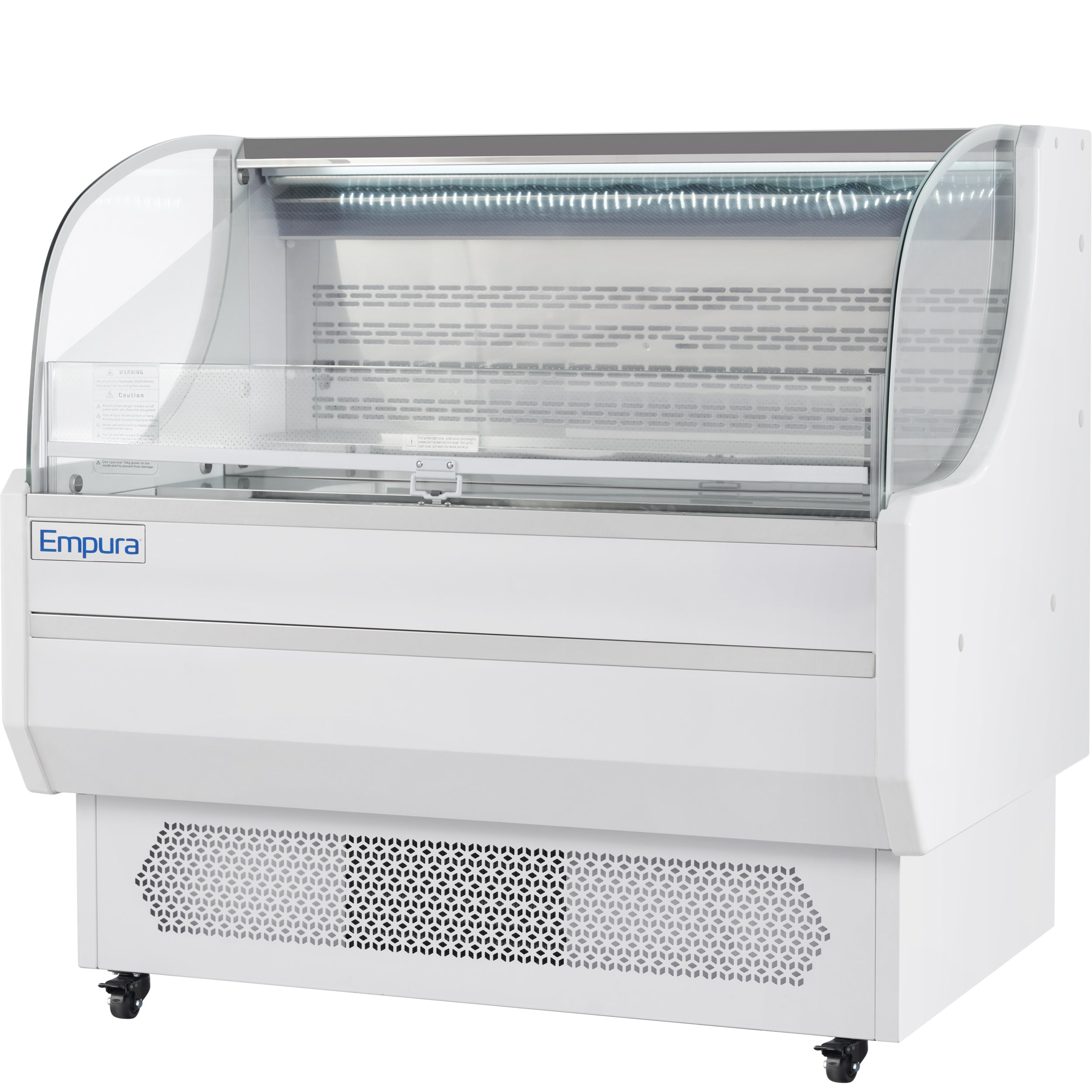 47" White Commercial Open Refrigerated Display - 10.3 cu ft