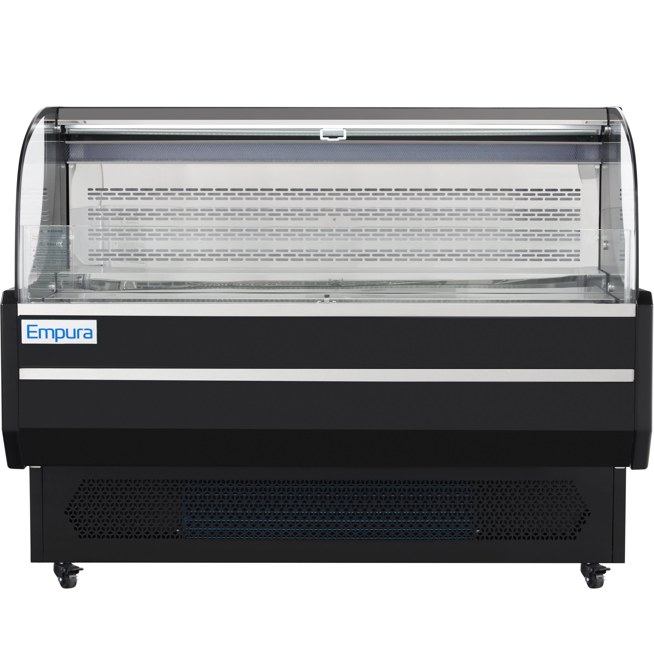 59" Black Commercial Open Refrigerated Display - 13.1 cu ft
