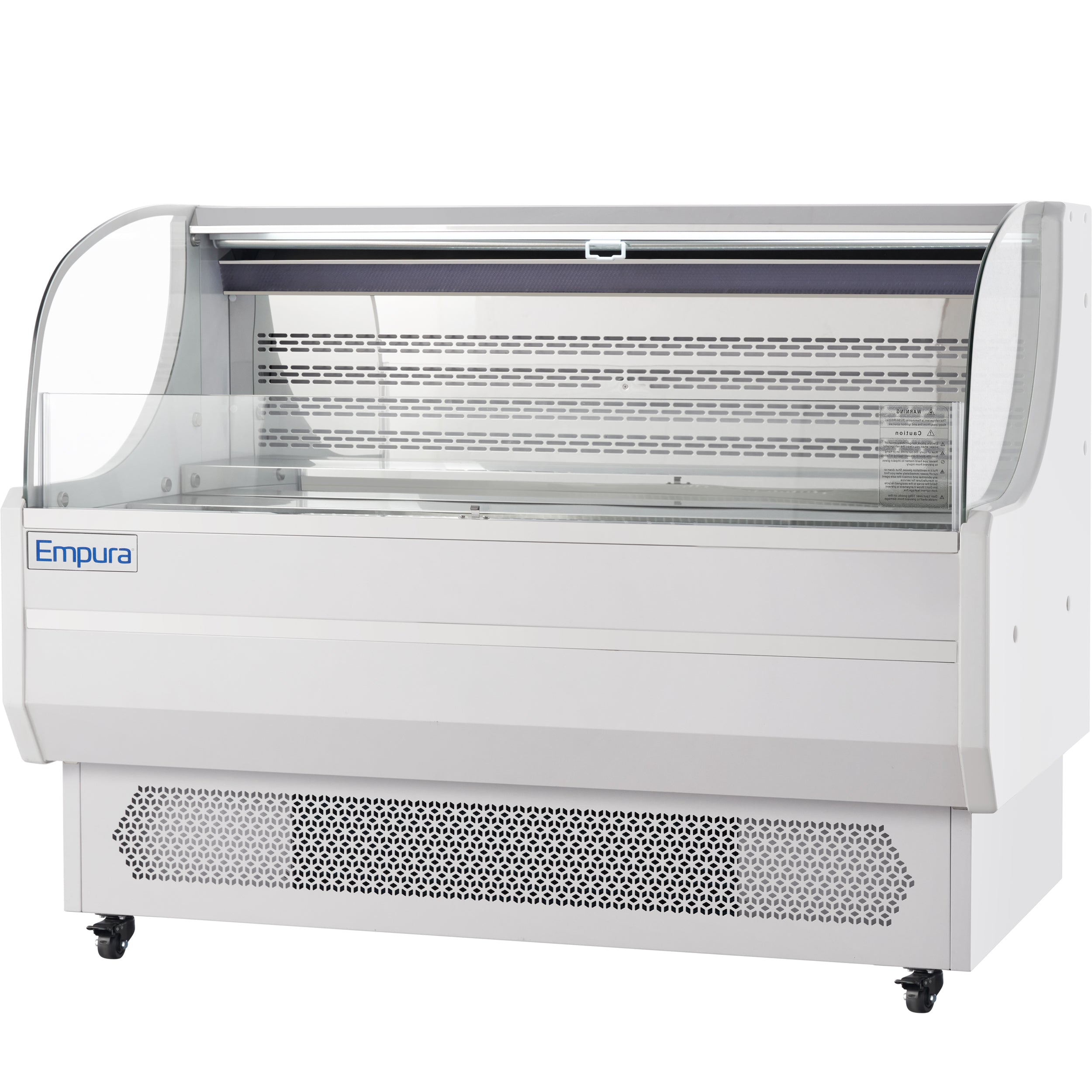 59" White Commercial Open Refrigerated Display - 13.1 cu ft