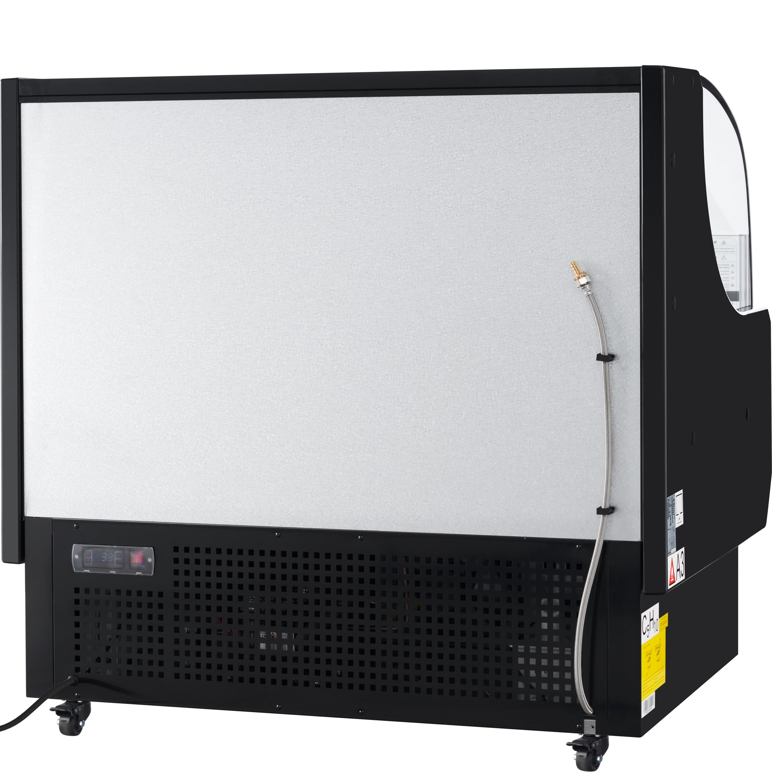 47" Black Commercial Open Refrigerated Display - 10.3 cu ft