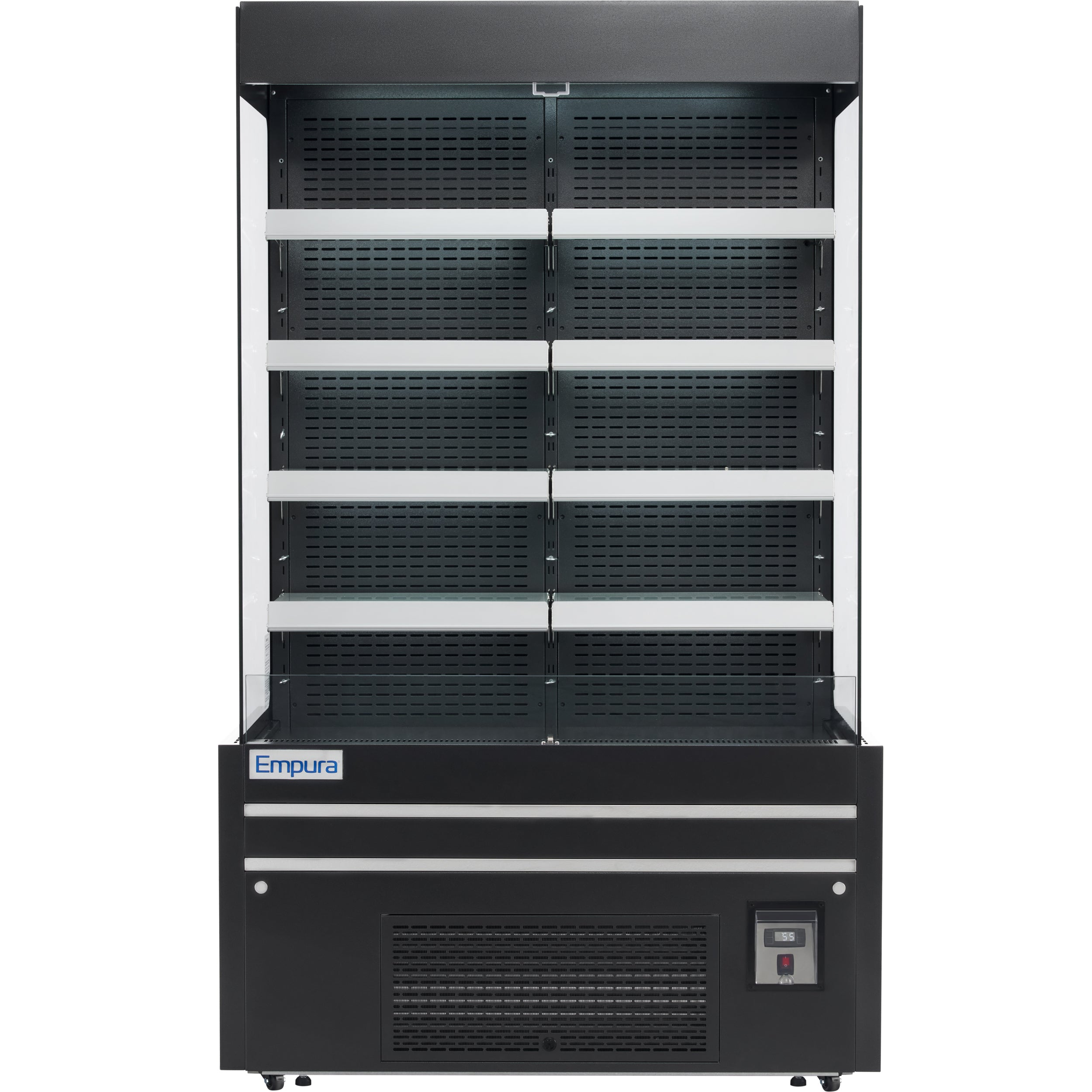48" Black Commercial Open Refrigerated Display - 26.8 cu ft