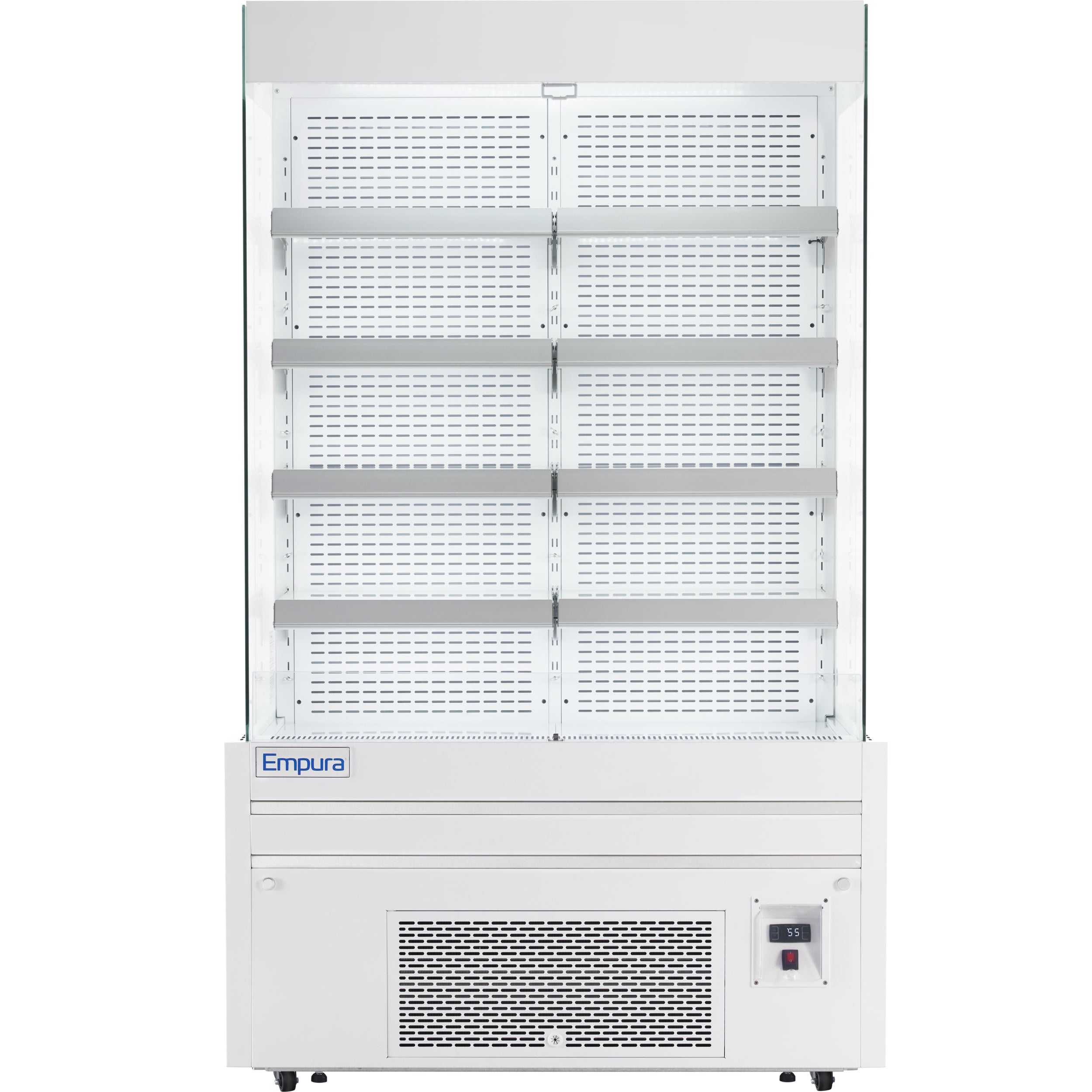 48" White Commercial Open Refrigerated Display - 26.8 cu ft