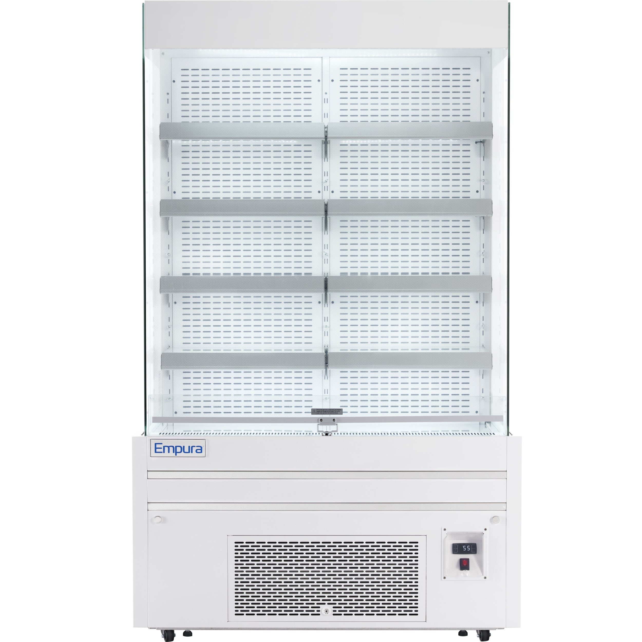 48" White Commercial Open Refrigerated Display - 26.8 cu ft