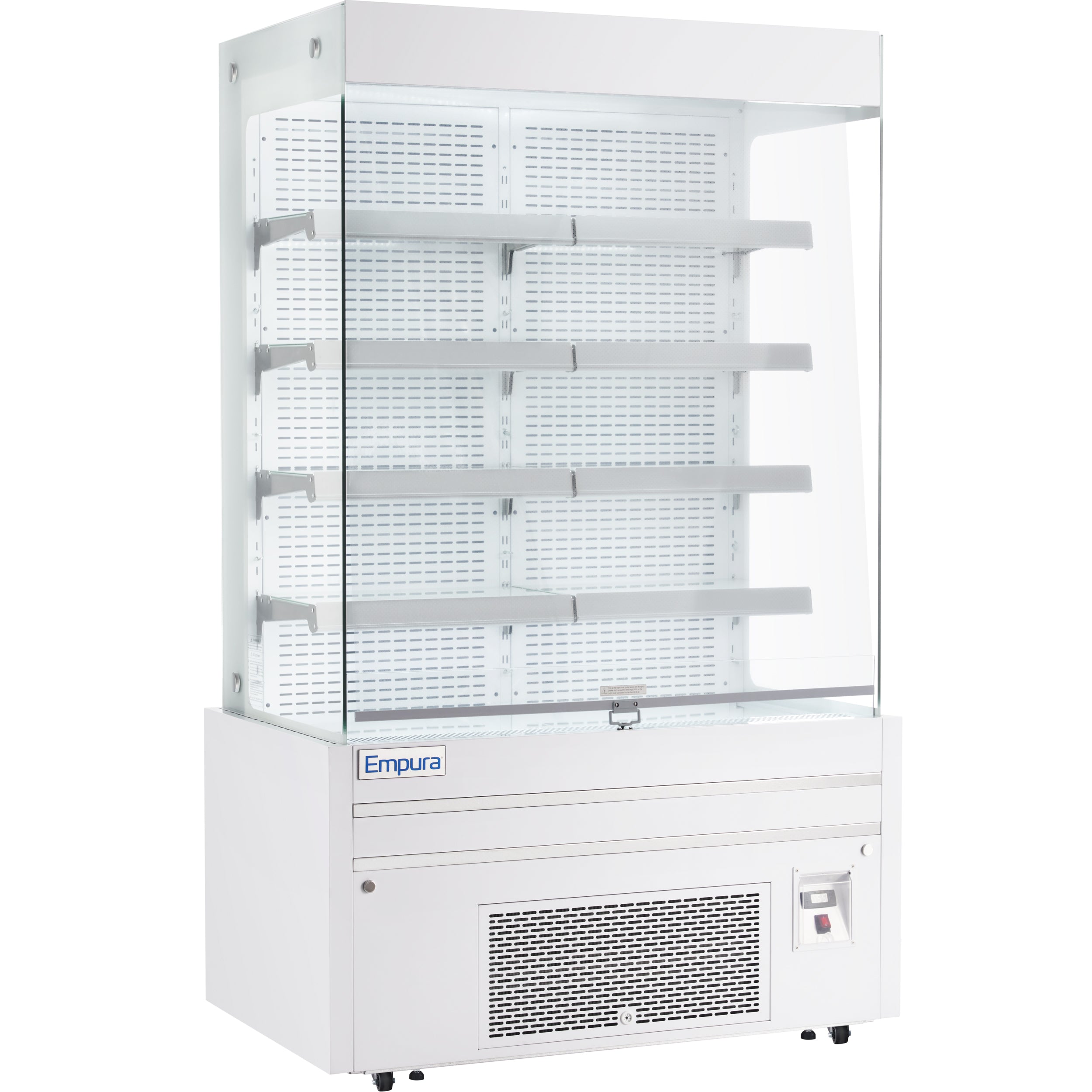 48" White Commercial Open Refrigerated Display - 26.8 cu ft
