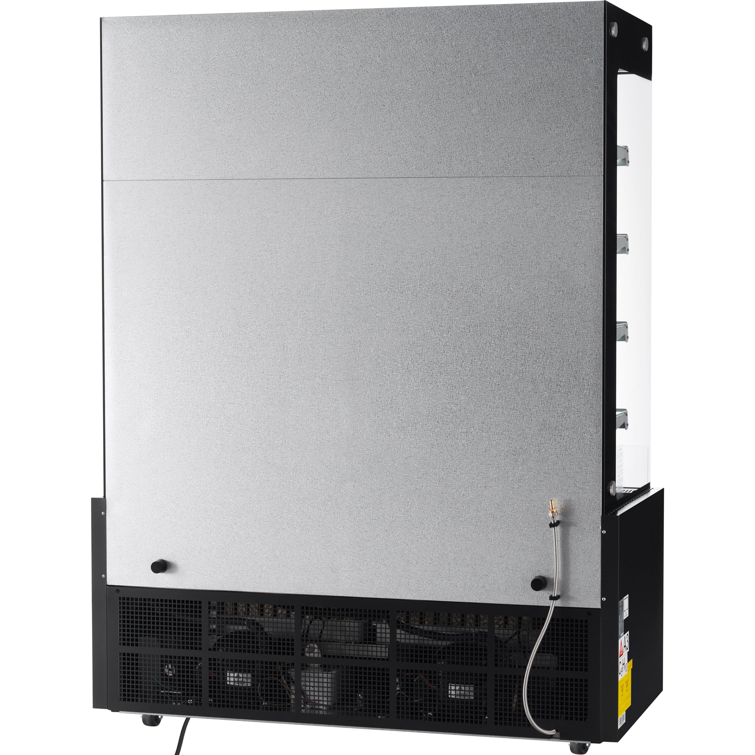60" Black Commercial Open Refrigerated Display - 33.9 cu ft