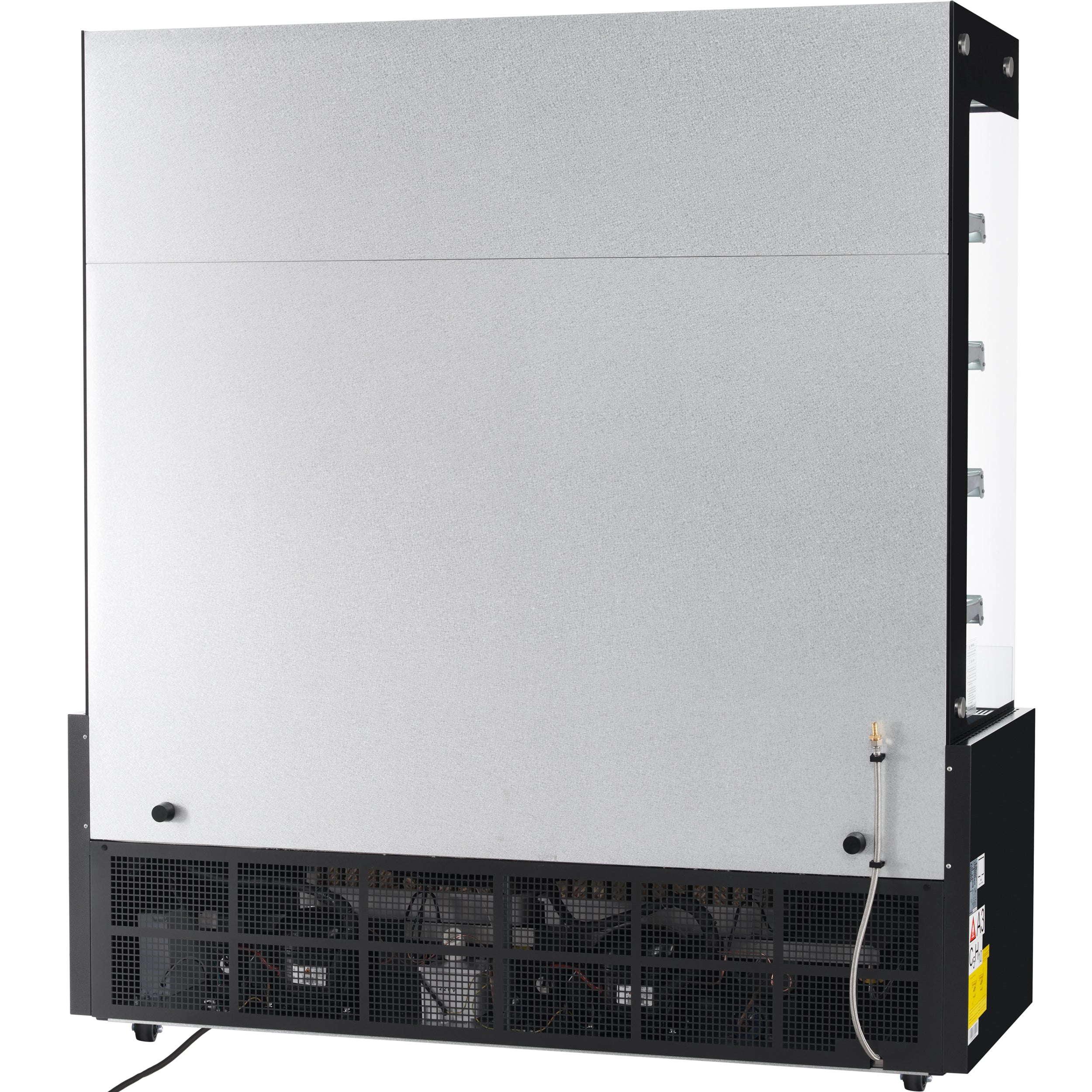 72" Black Commercial Open Refrigerated Display - 40.9 cu ft