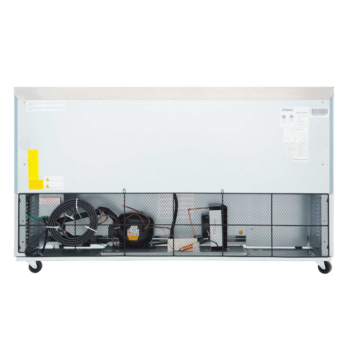 61" Two Door Commercial Undercounter Reach-In Refrigerator Refrigerator, Undercounter, Reach-In Empura
