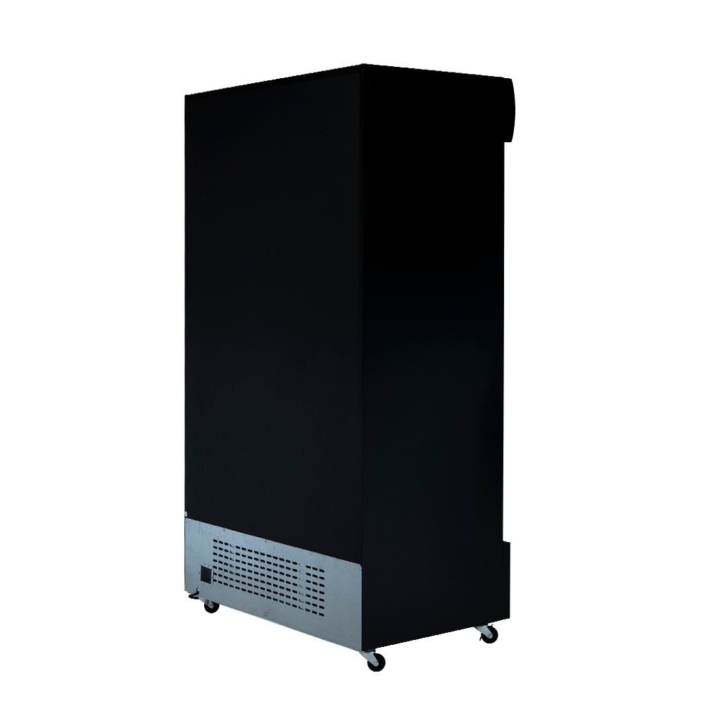44" Black Sliding Commercial Glass Door Merchandiser Refrigerator - 35 cu ft Refrigerator, Merchandiser Empura