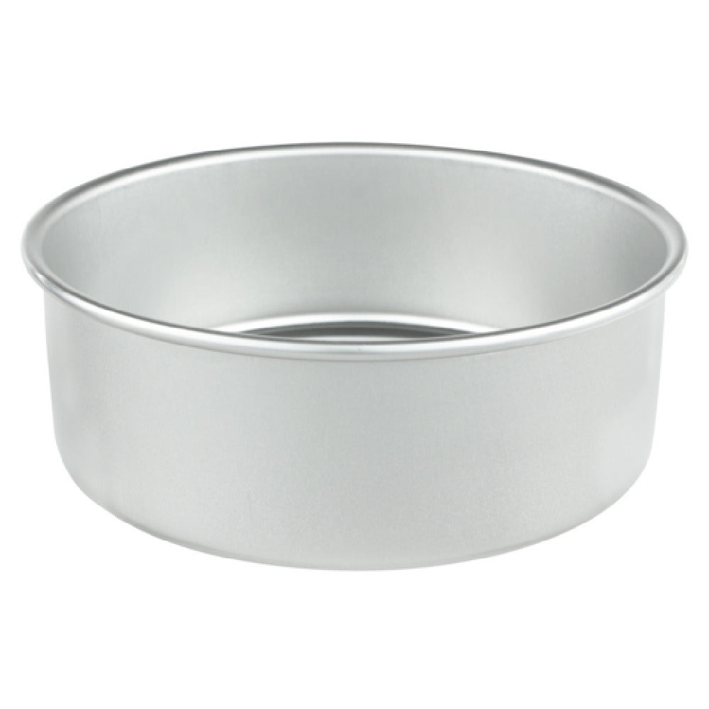 8" x 3" 18 Gauge Aluminum Cake Pan