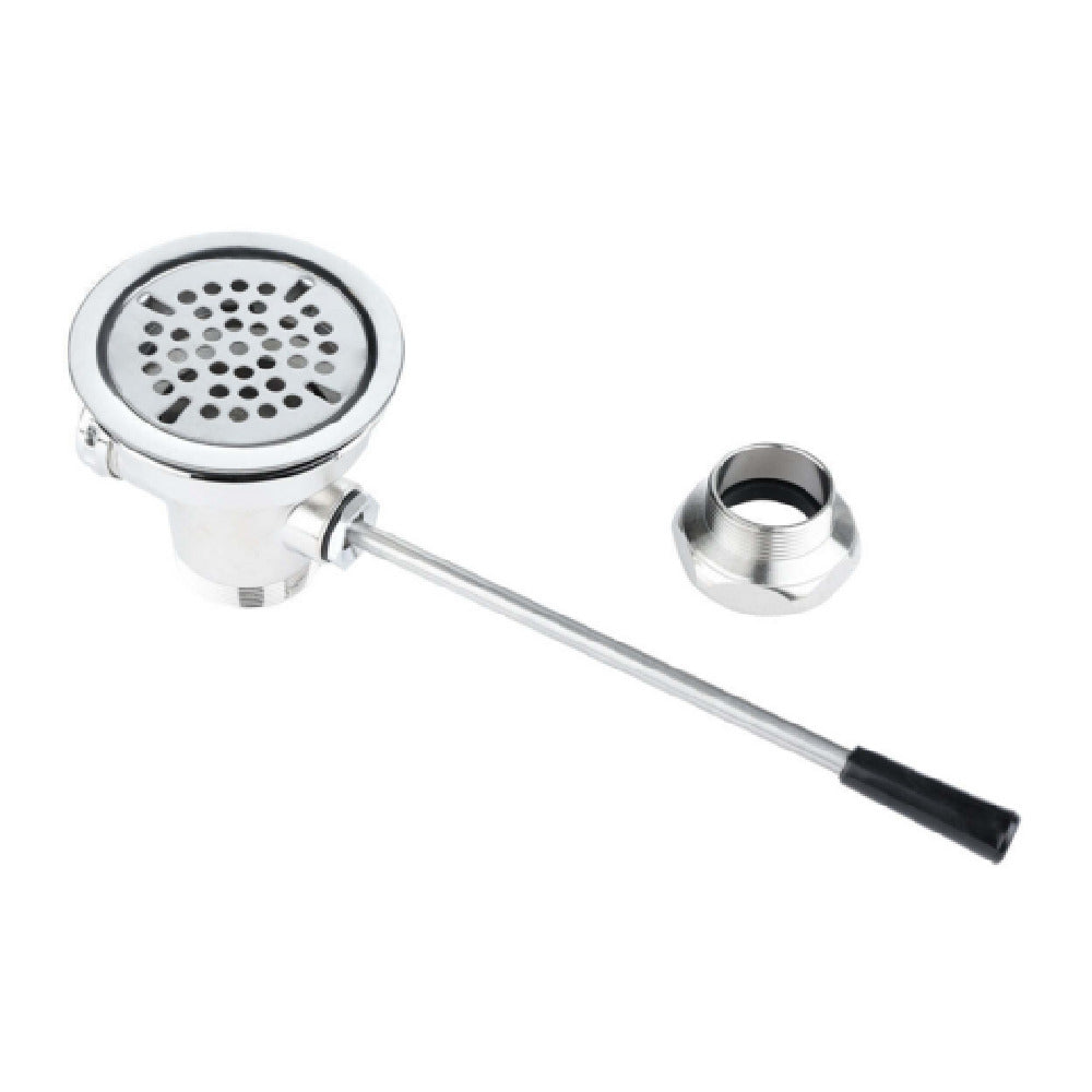 3-1/2" X 1-1/2" Stainless Steel Straight Lever Drain