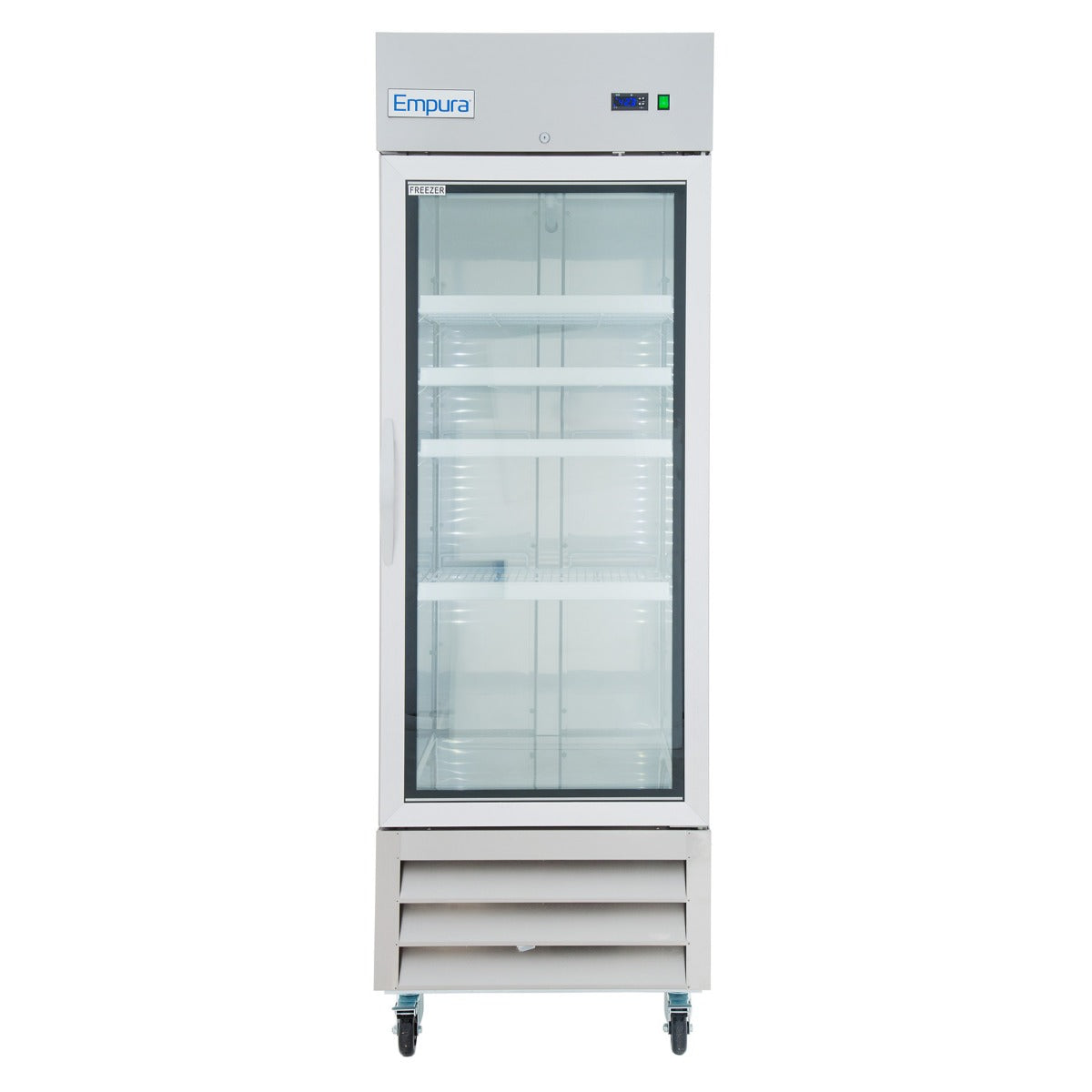 27" Commercial 1 Glass Door Reach-In Freezer Freezer, Reach-In Empura