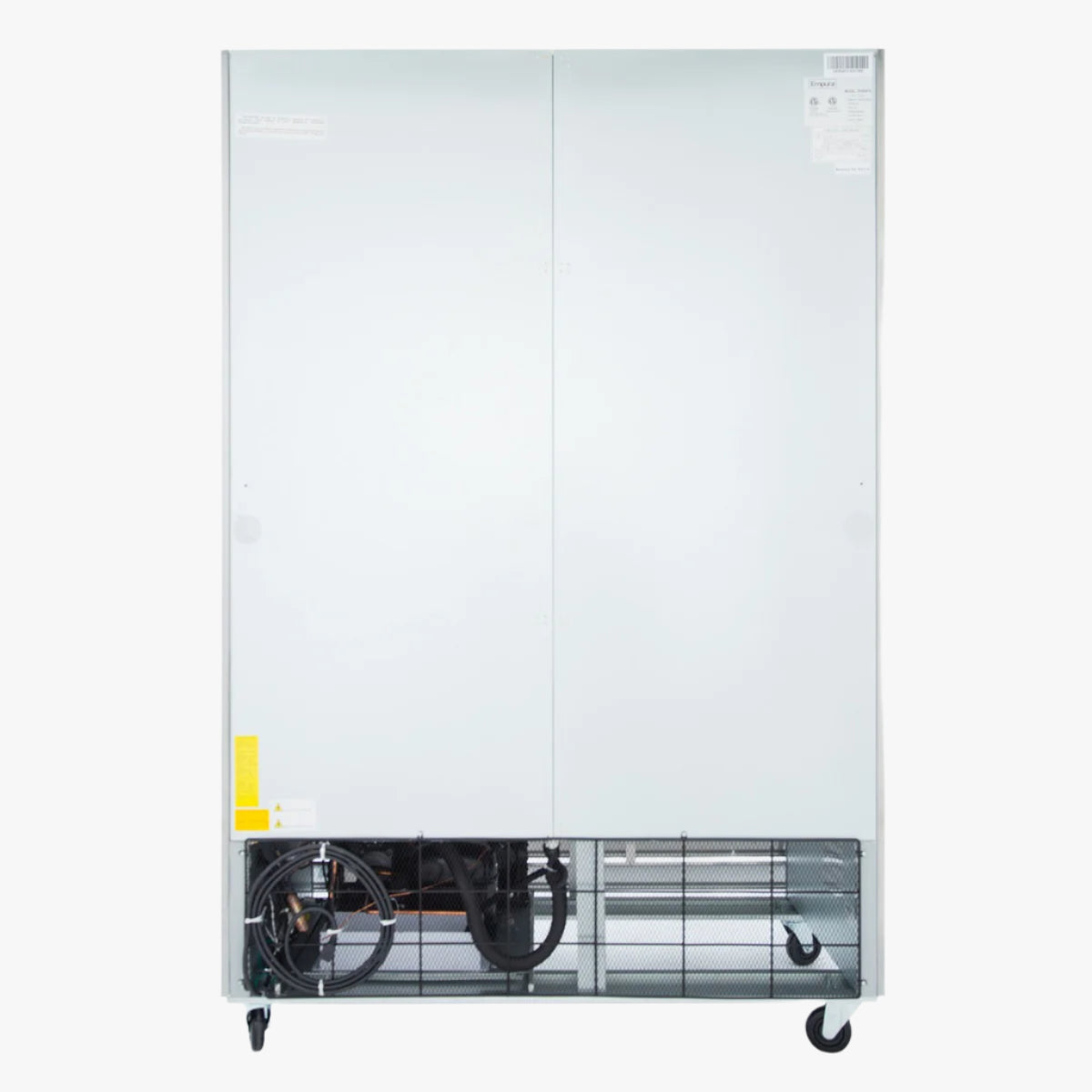 54" Two Section Glass Door Reach-In Refrigerator Refrigerator, Reach-In Empura