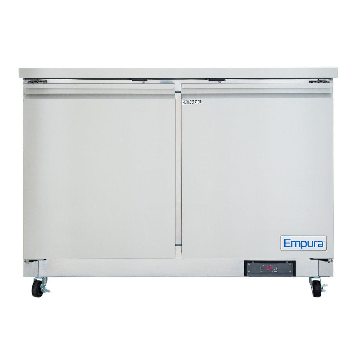 48" Two Door Commercial Undercounter Reach-In Refrigerator Refrigerator, Undercounter, Reach-In Empura