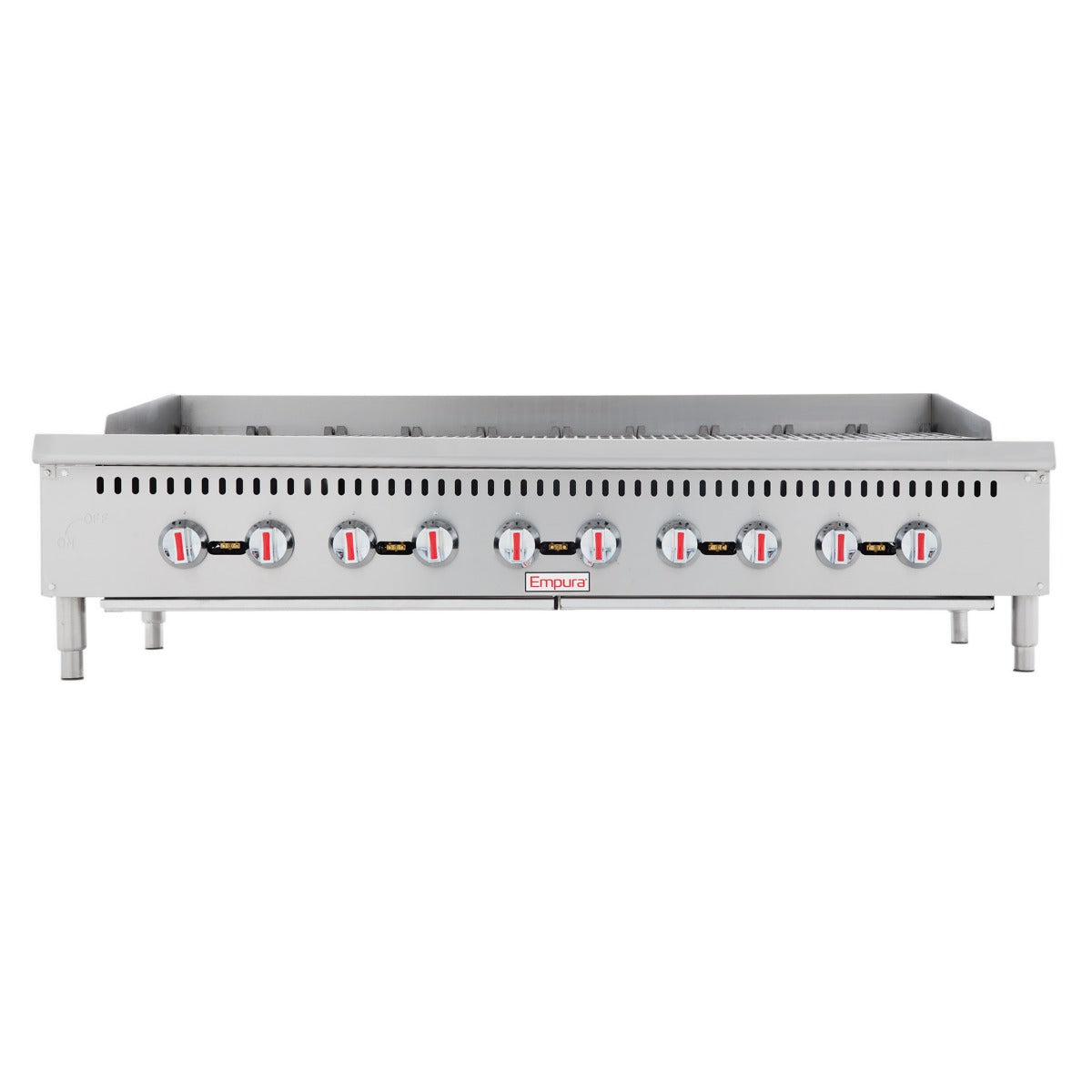 60" Gas Countertop Heavy Duty Radiant Commercial Charbroiler - 120,000 BTU Charbroiler, Gas, Countertop Empura