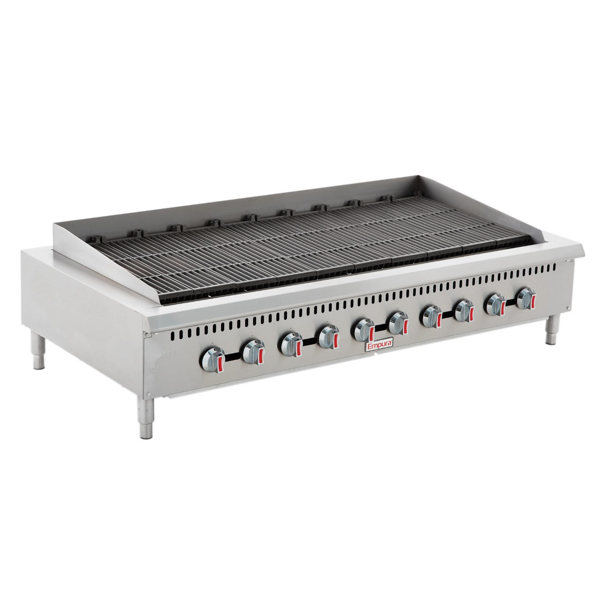 60" Gas Countertop Heavy Duty Radiant Commercial Charbroiler - 120,000 BTU Charbroiler, Gas, Countertop Empura