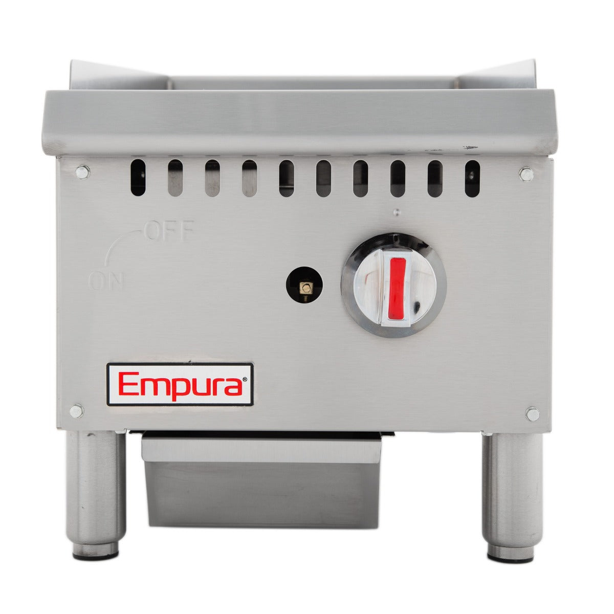 13" Heavy Duty Commercial Countertop Gas Griddle with Manual Controls - 30,000 BTU Griddle, Gas, Countertop Empura