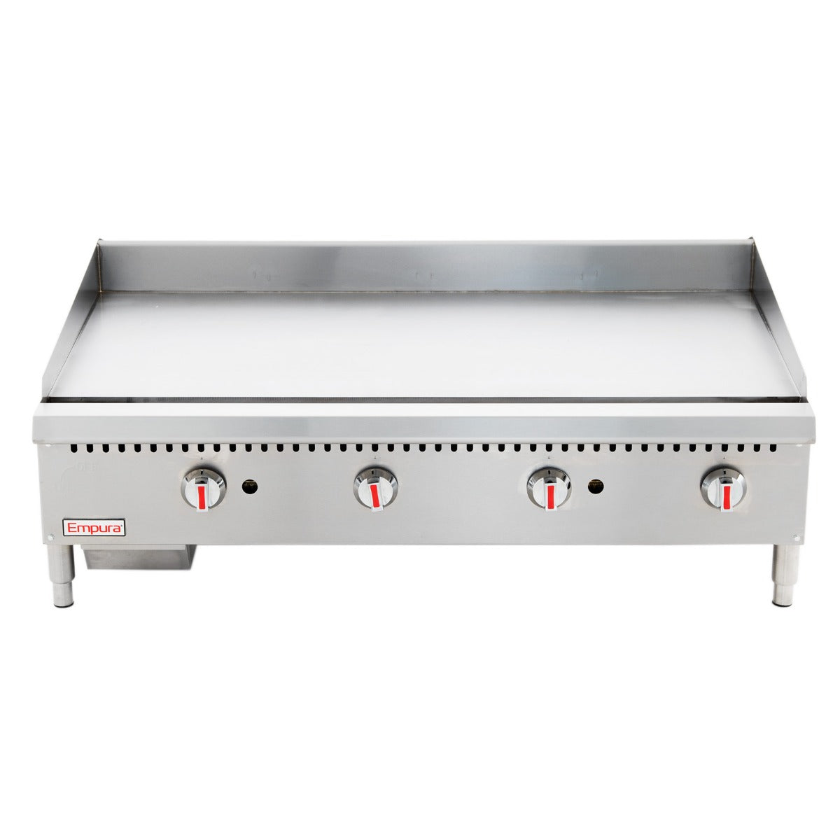 48" Heavy Duty Commercial Countertop Gas Griddle with Manual Controls - 120,000 BTU Griddle / Charbroiler, Gas, Countertop Empura