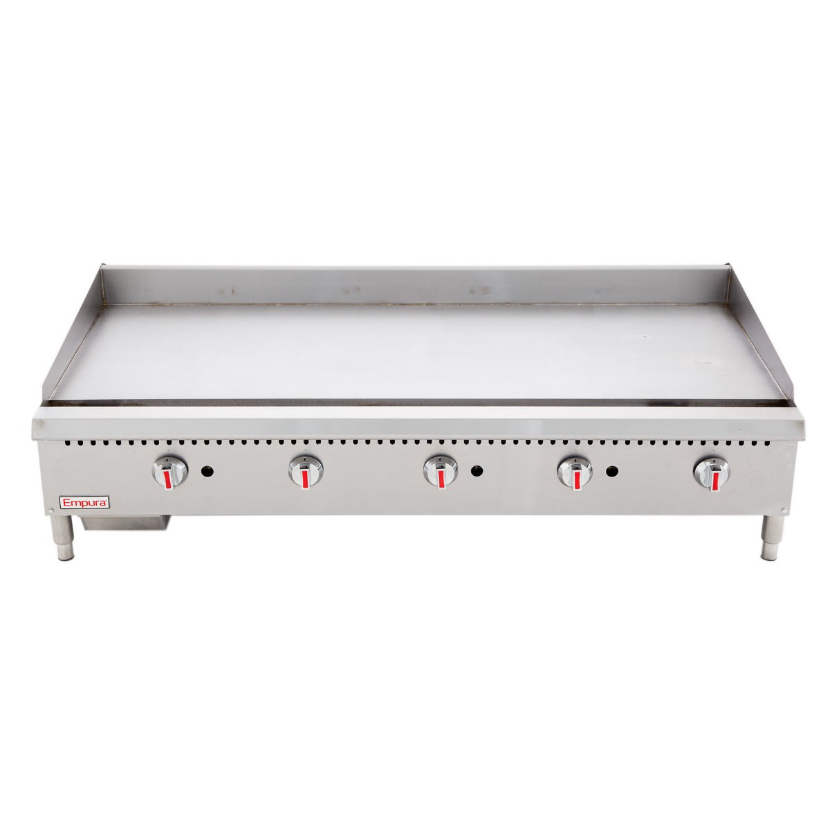 60" Heavy Duty Commercial Countertop Gas Griddle with Manual Controls - 150,000 BTU Griddle / Charbroiler, Gas, Countertop Empura