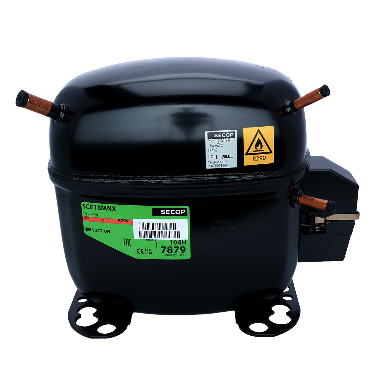 1.1.01.00012 Compressor and Accesory Kit compatible with: E-MCF500, E-MCH500 Ice Machines. Empura