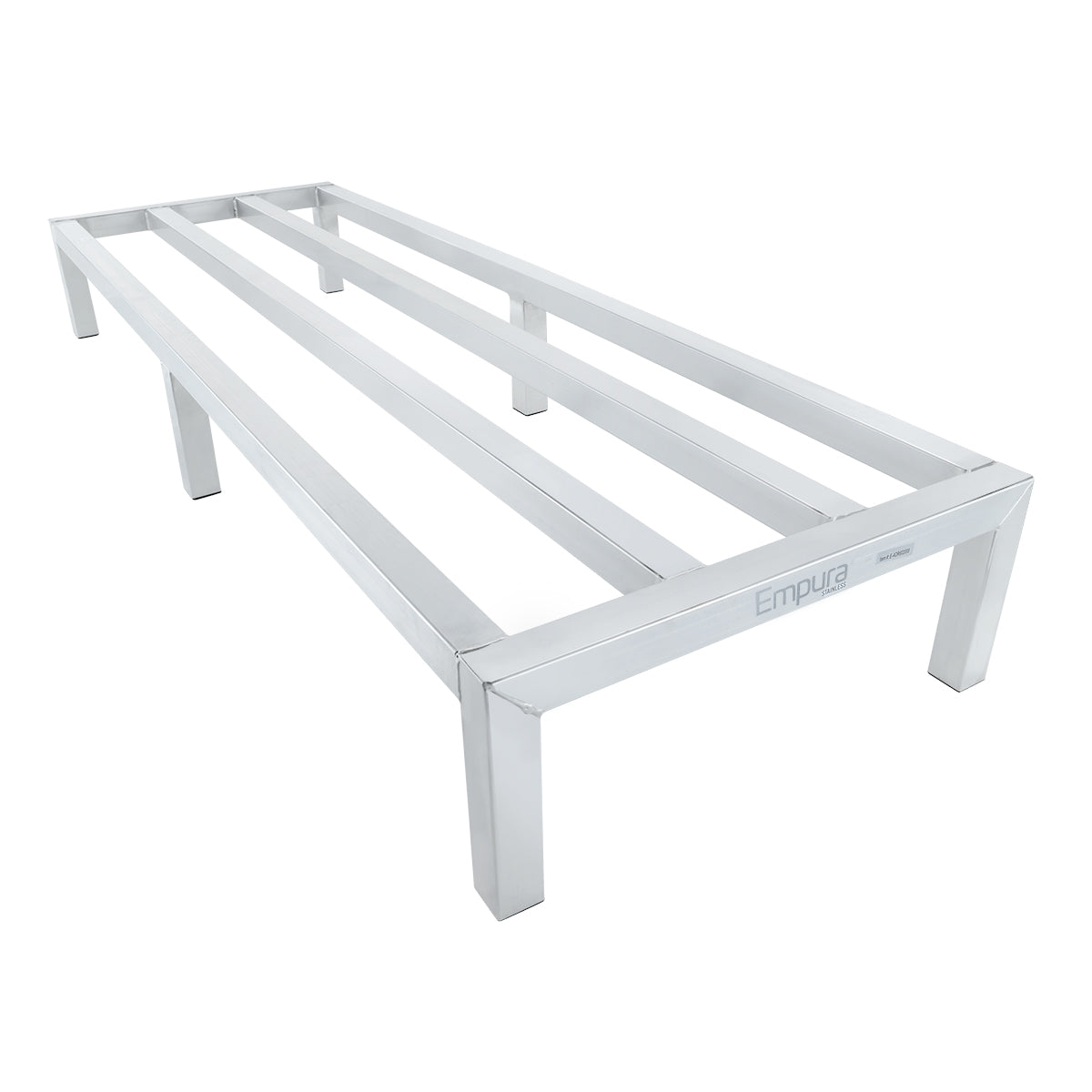 60" x 20" x 8" Aluminum Dunnage Rack - 1740 lb. Capacity, NSF Dunnage Rack, Vented Empura