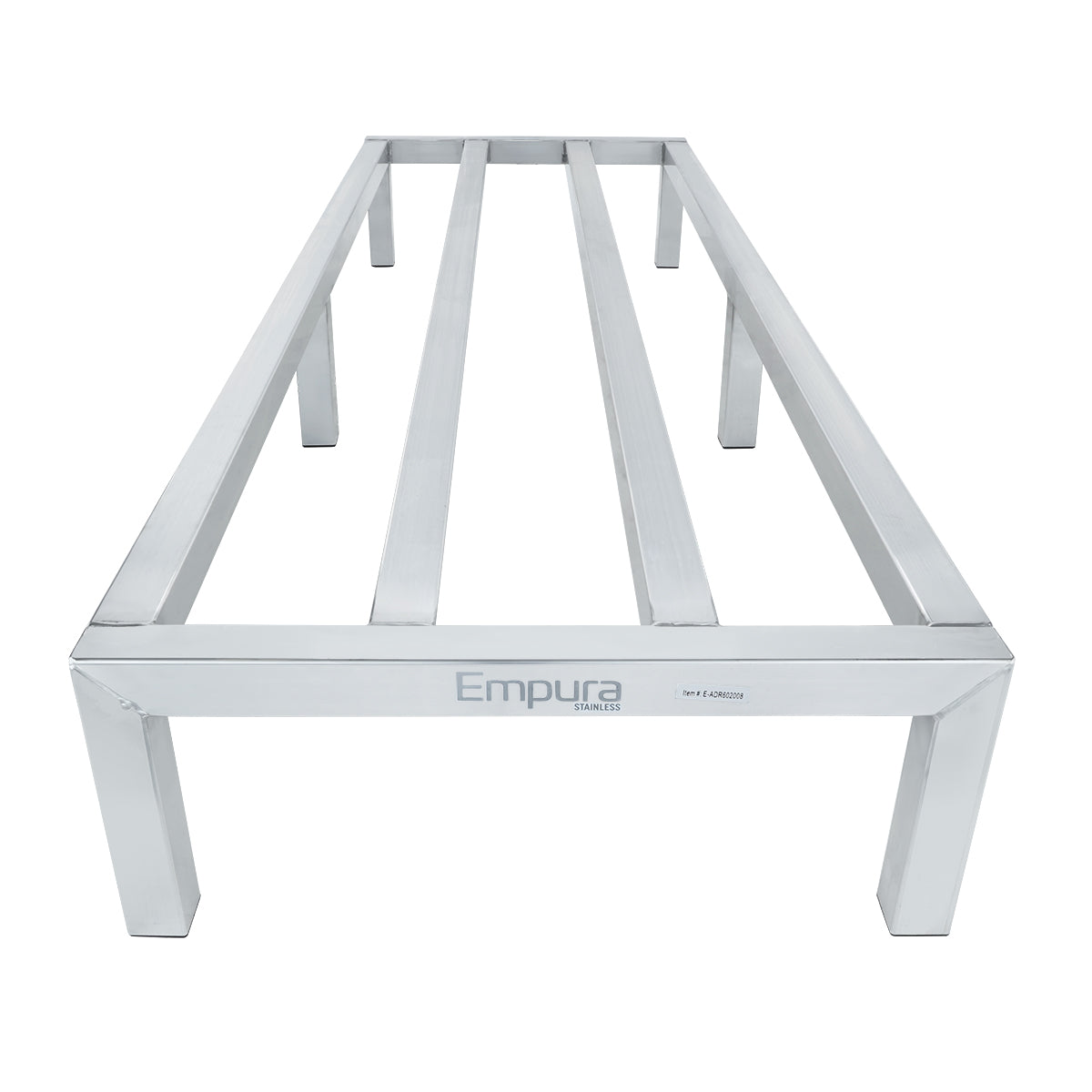 60" x 24" x 8" Aluminum Dunnage Rack - 1850 lb. Capacity, NSF Dunnage Rack, Vented Empura
