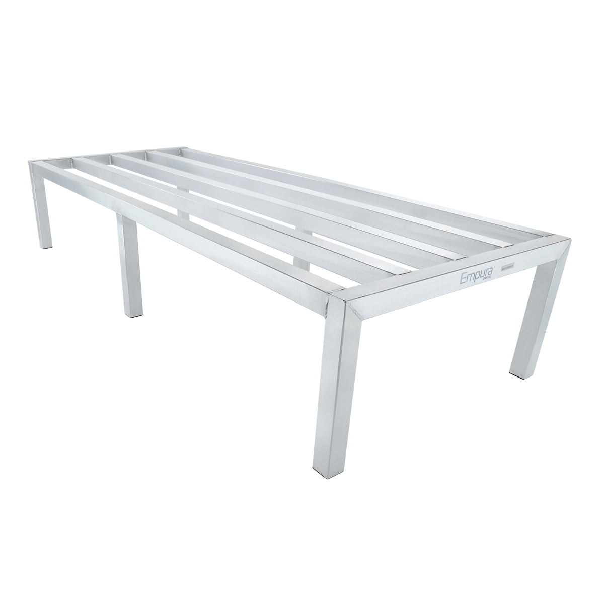 60" x 24" x 12" Aluminum Dunnage Rack - 1850 lb. Capacity, NSF Dunnage Rack, Vented Empura
