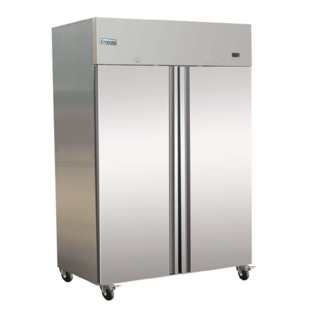 54" Commercial Stainless Steel 2 Door Reach-In Refrigerator Refrigerator, Reach-In Empura