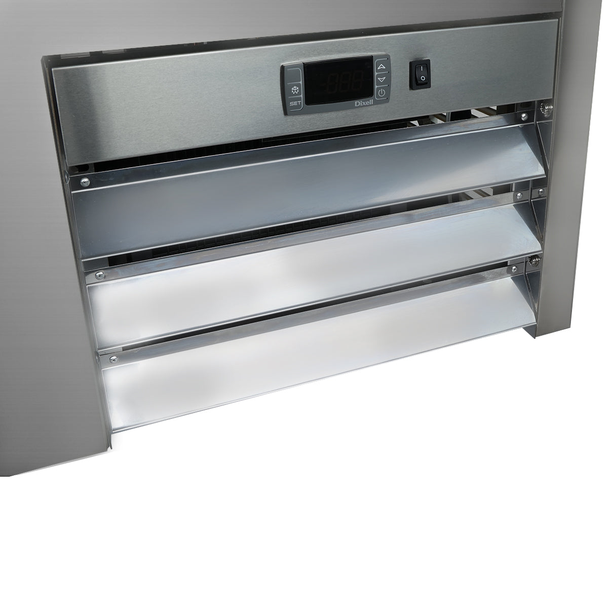 37" Stainless Steel Commercial Horizontal Bottle Cooler