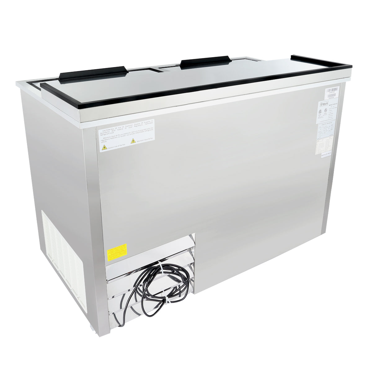49" Stainless Steel Commercial Horizontal Bottle Cooler