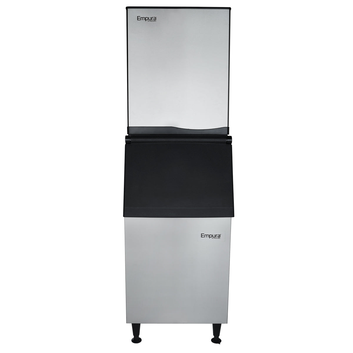 23" Air Cooled Commercial Full Cube Ice Machine with 308lb. Ice Storage Bin - 500 lb. Ice Maker with Bin, Cube-Style Empura